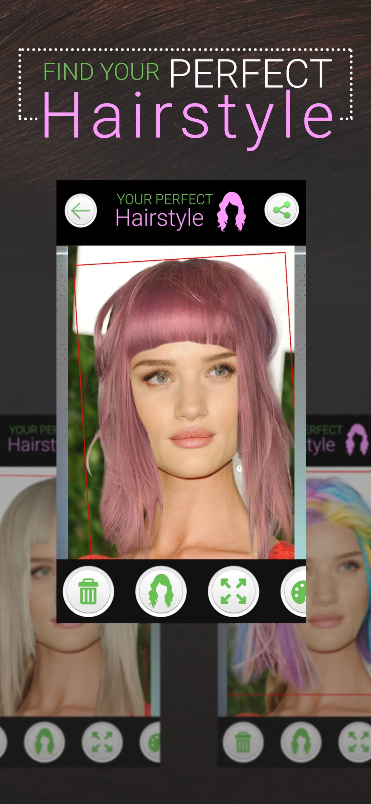 Perfect Hairstyle and Hair Cut iphone screenshot 4