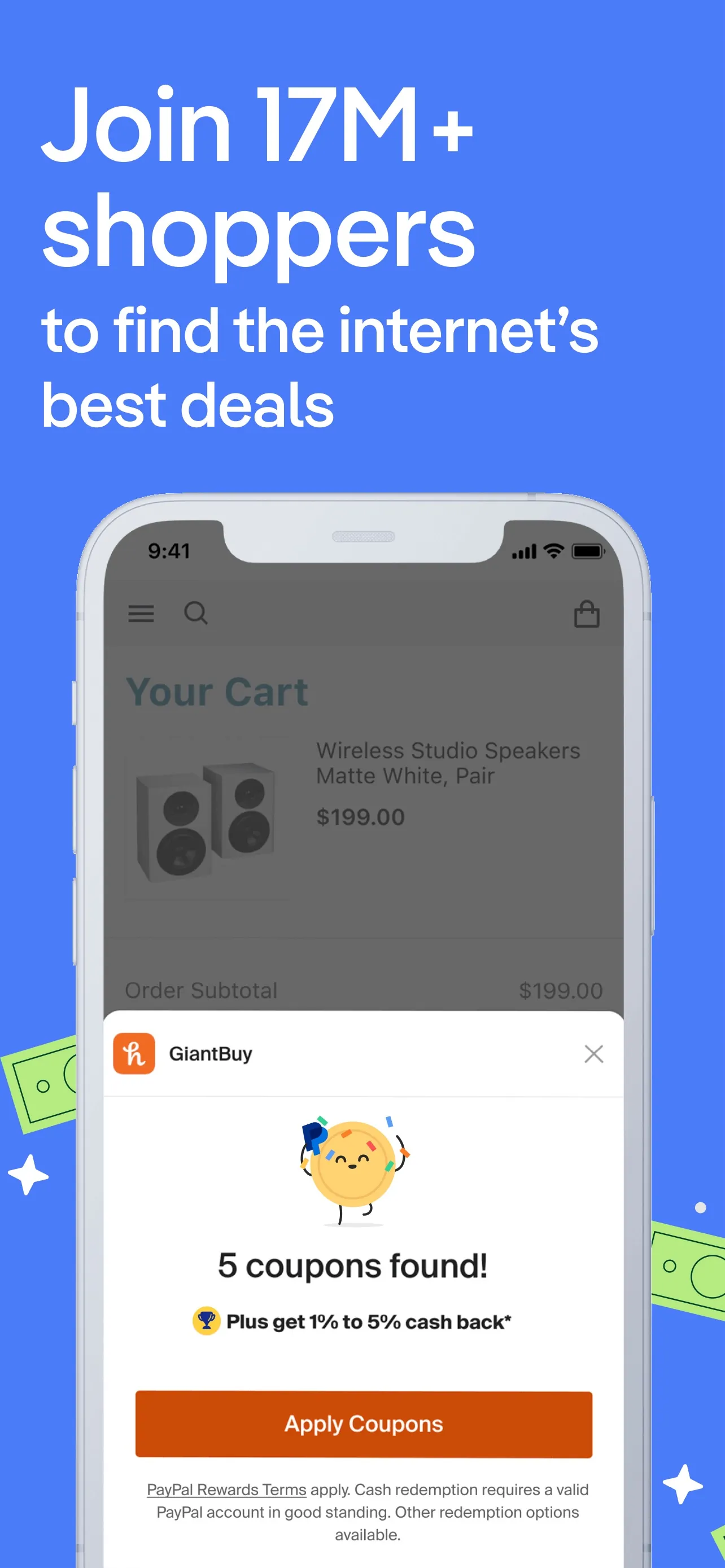 PayPal Honey: Coupons, Rewards iphone screenshot 6