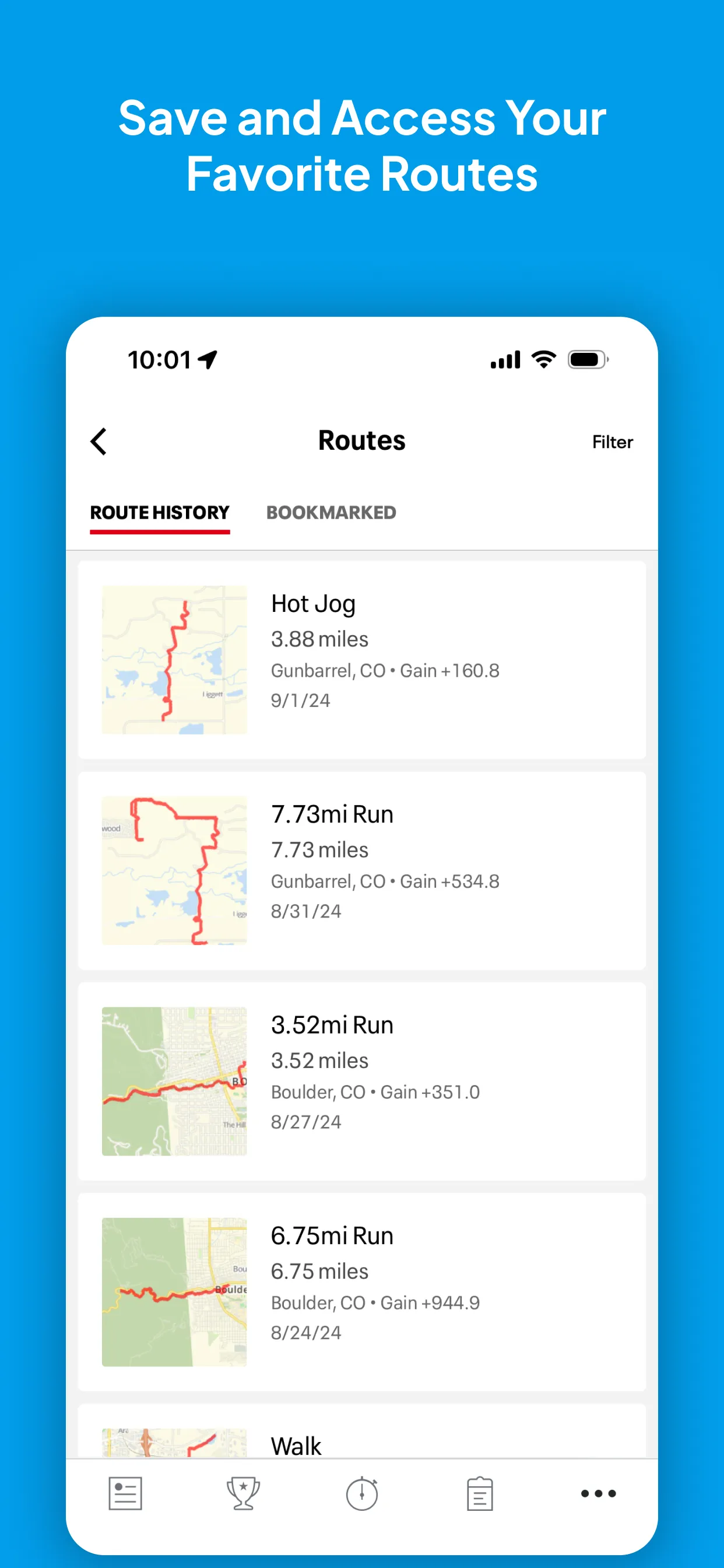 Map My Run GPS Running Tracker iphone screenshot 3