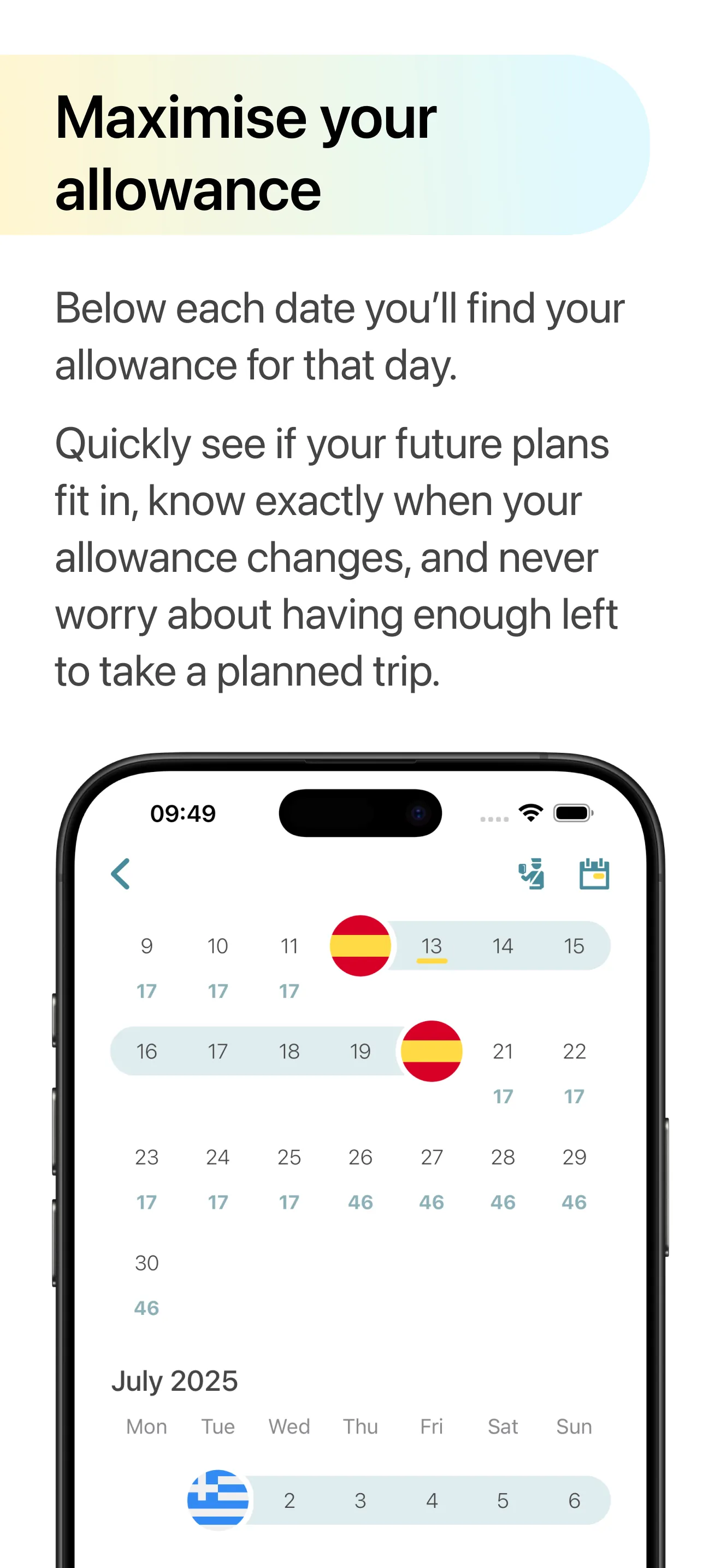 Schengen Simple iphone screenshot 4