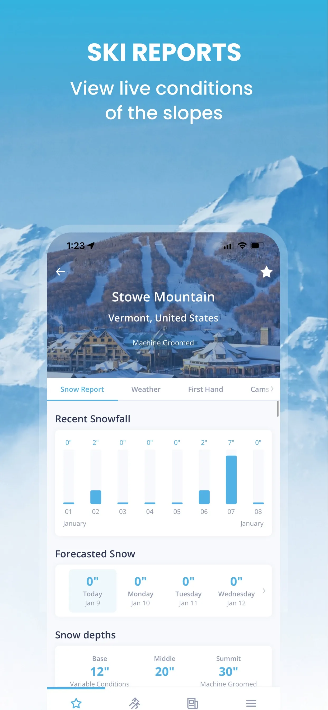 OnTheSnow Ski & Snow Report iphone screenshot 5