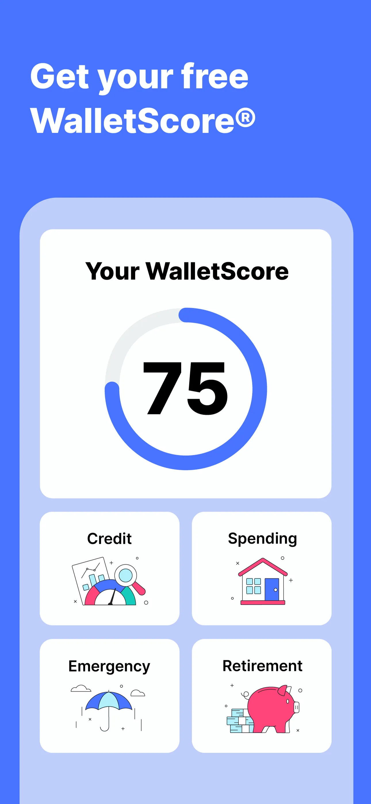 WalletHub: Credit & Budgeting iphone screenshot 3