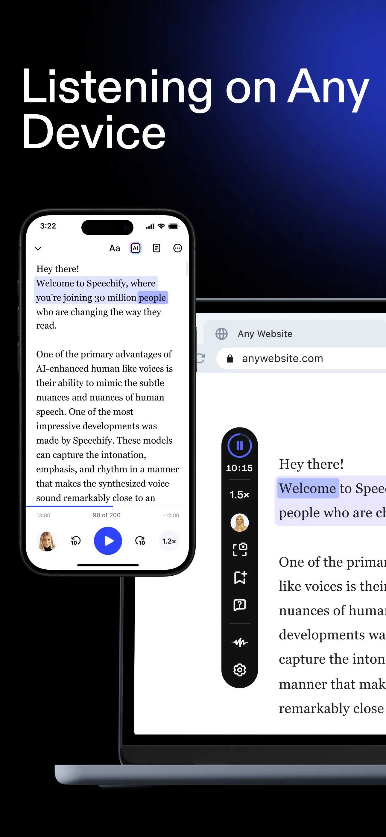 Speechify – Text to Speech iphone screenshot 10