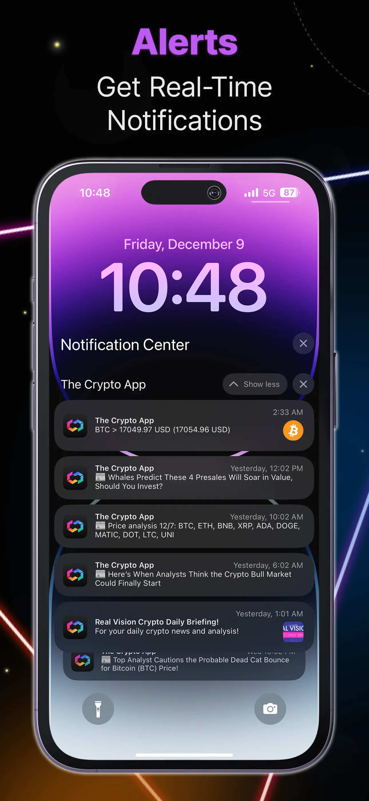 The Crypto App: News & Alerts iphone screenshot 5