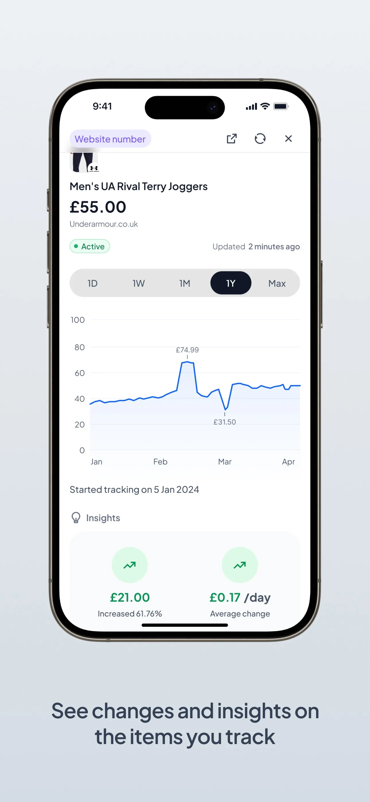 Price Tracker: AnyTracker iphone screenshot 4