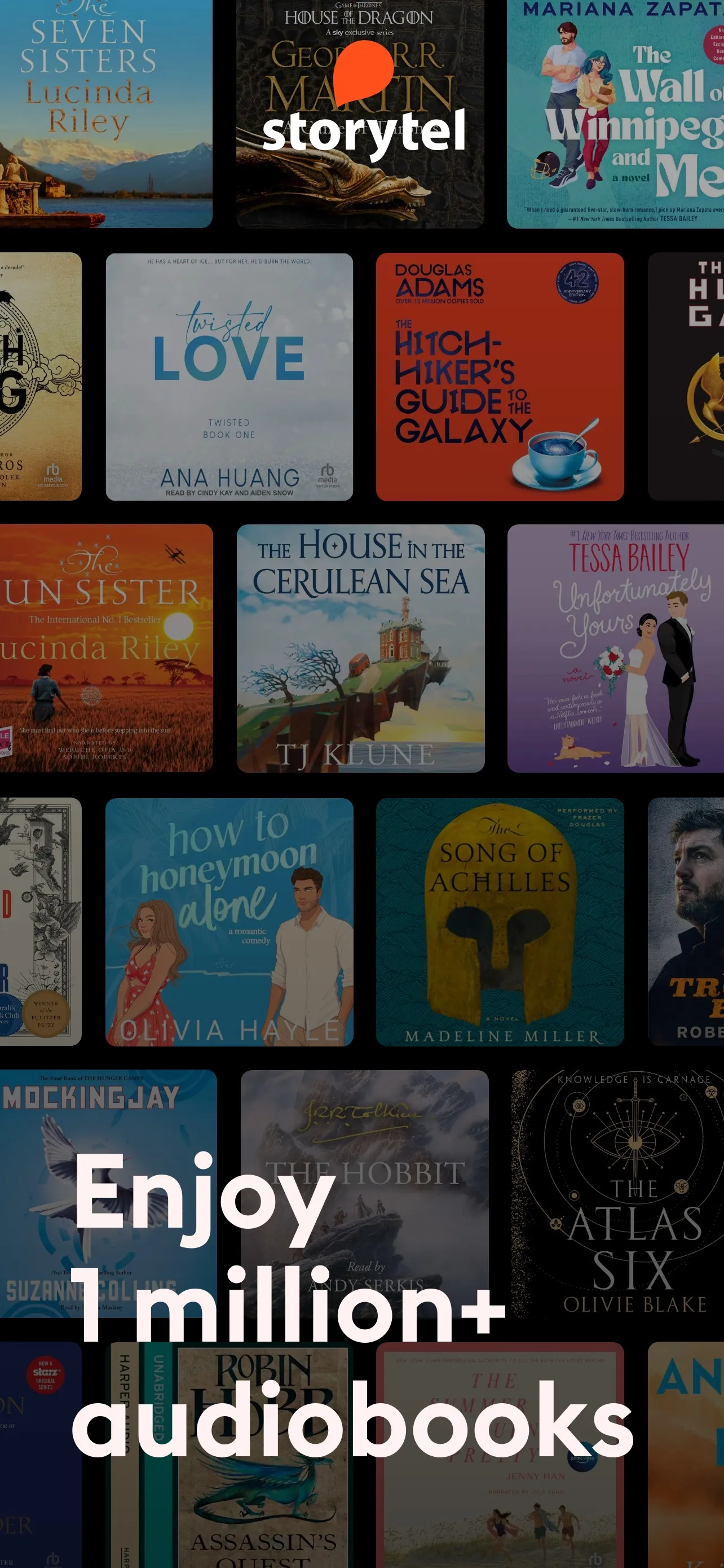 Storytel - Audiobooks Library iphone screenshot 1
