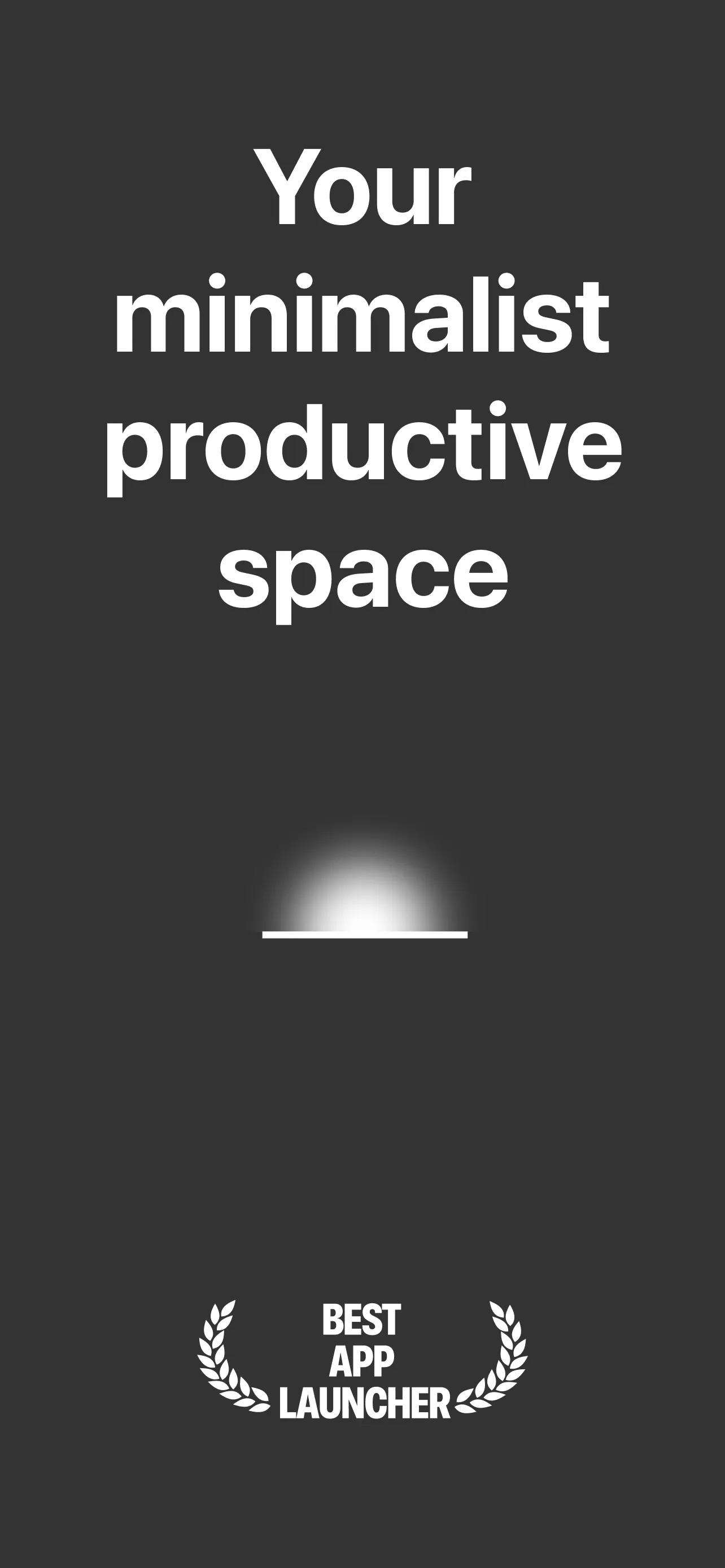 White Screen: Minimal Launcher iphone screenshot 1