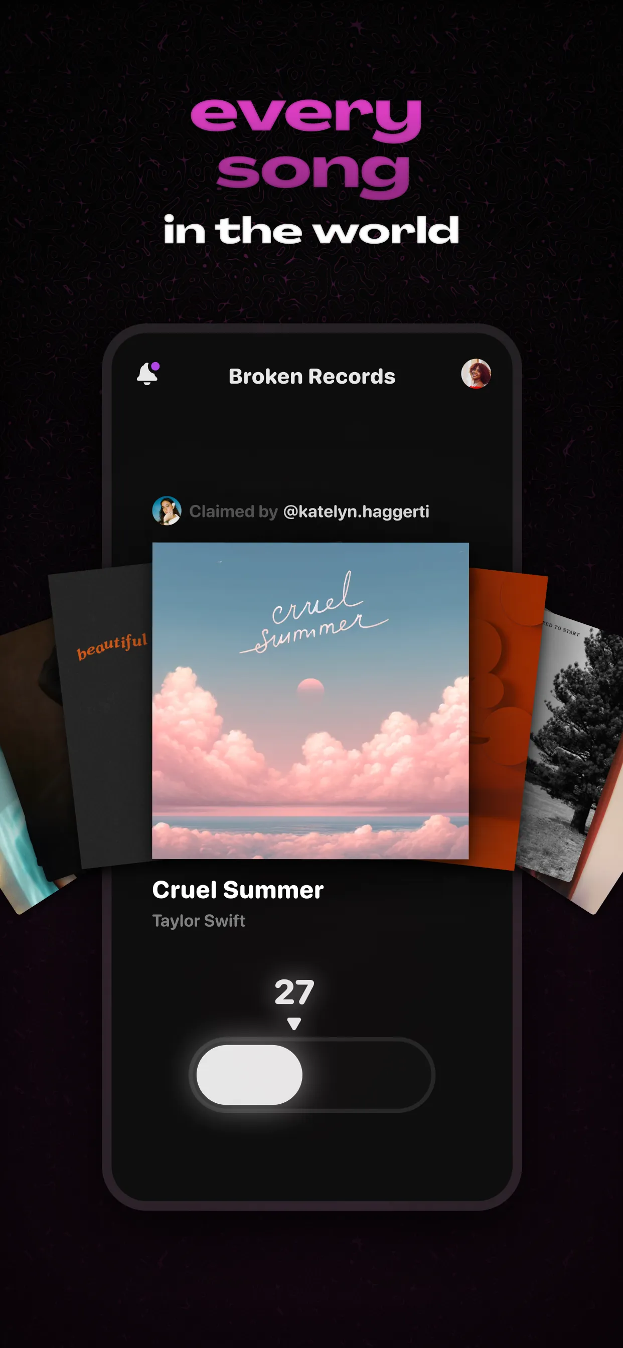 Broken Records: Rate & Claim iphone screenshot 1