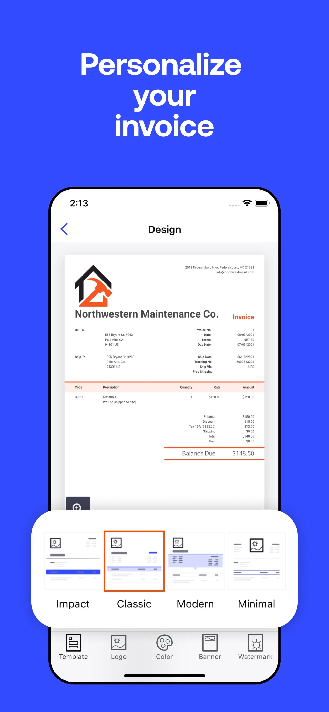 Invoice2go: Easy Invoice Maker iphone screenshot 6