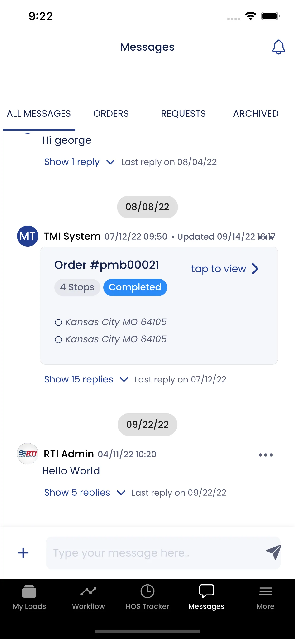 TLI Workflow (Go.Driver) iphone screenshot 4