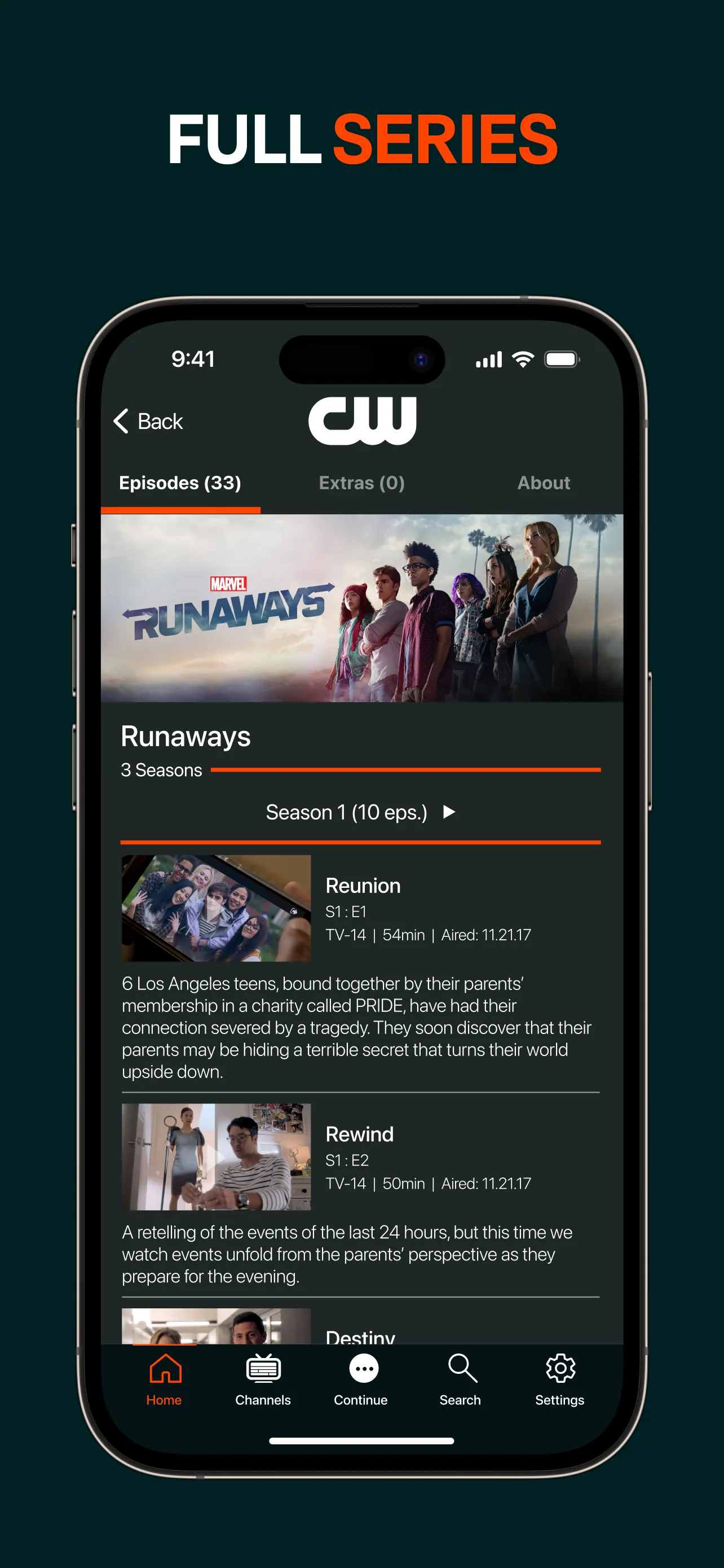 The CW iphone screenshot 5