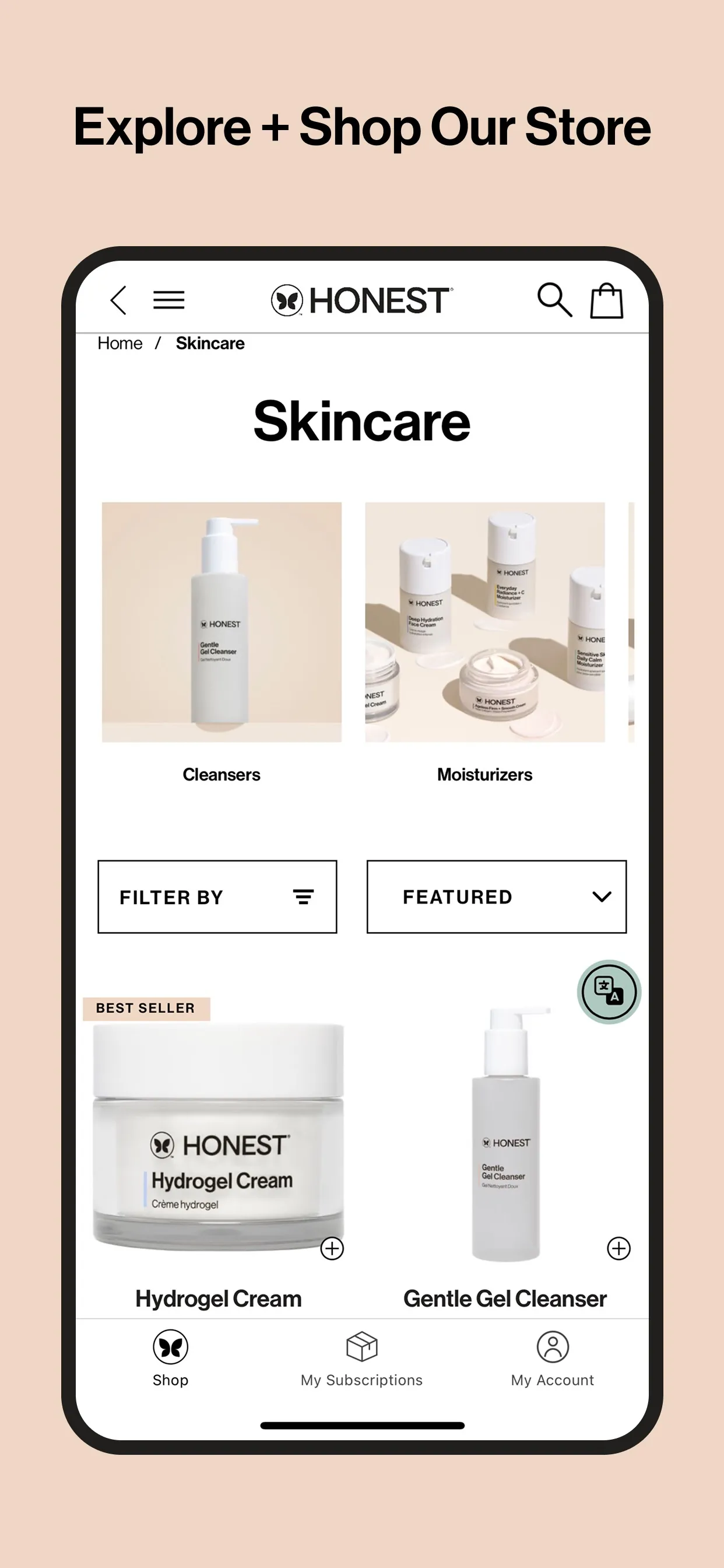 The Honest Company iphone screenshot 2