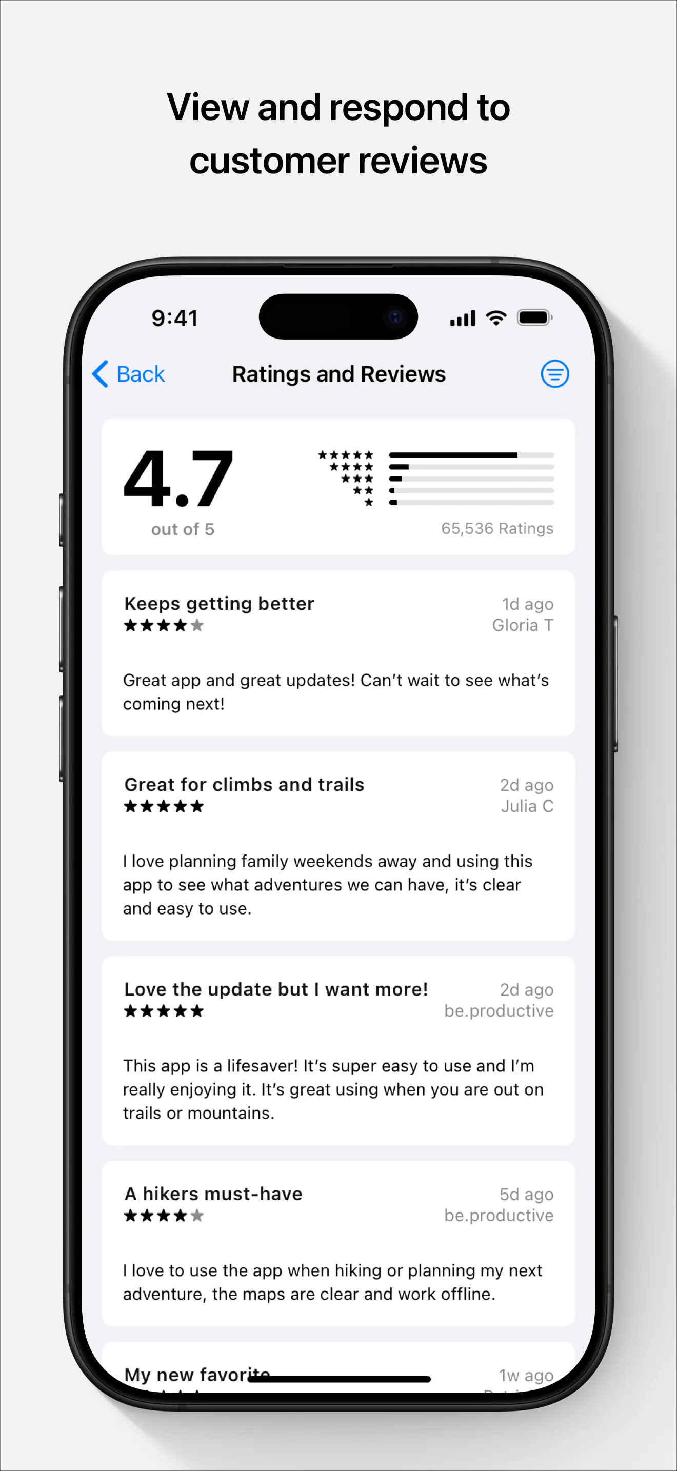 App Store Connect iphone screenshot 5