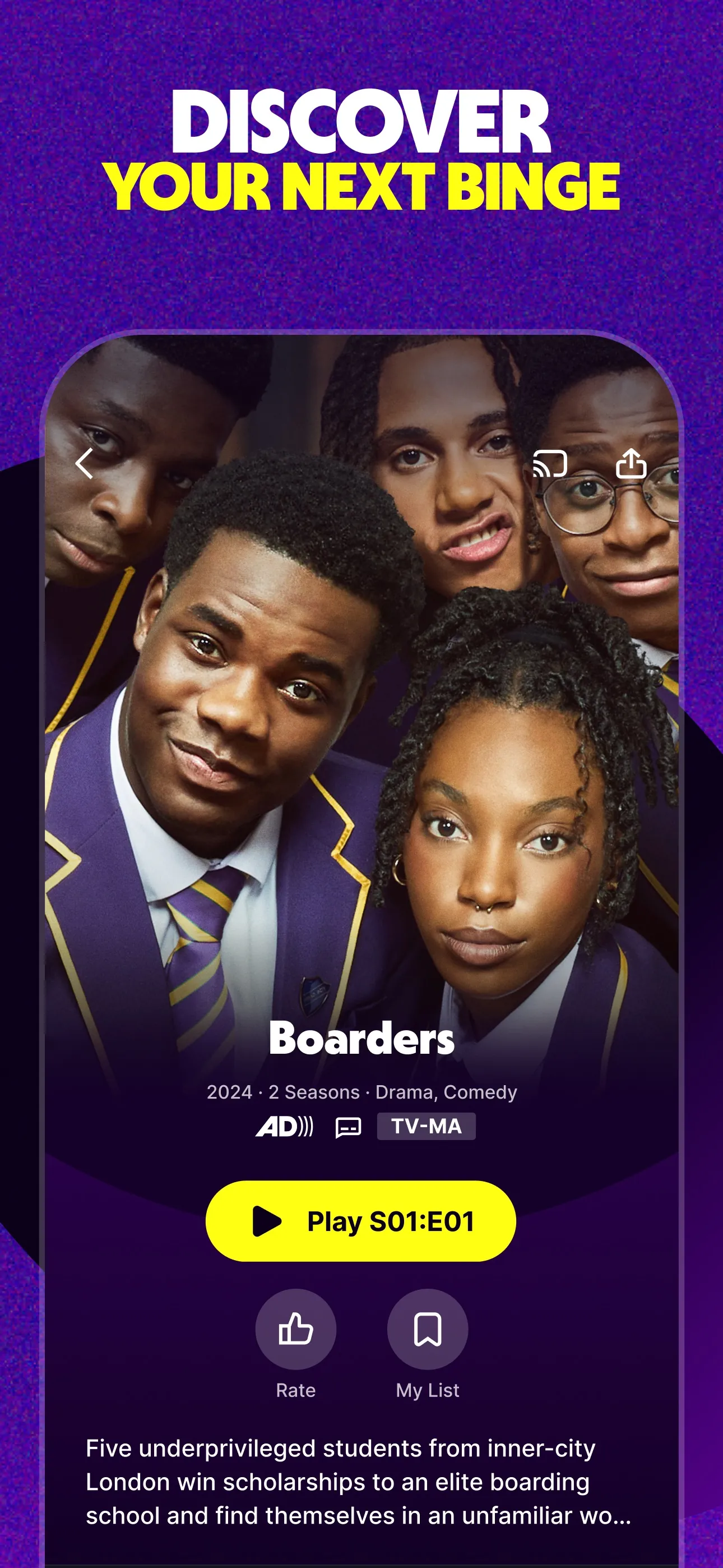 Tubi: Movies & Live TV iphone screenshot 2