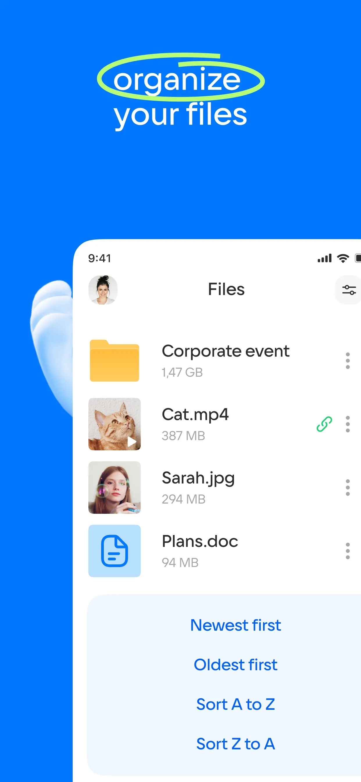 Cloud: 1 drive - more storage iphone screenshot 6