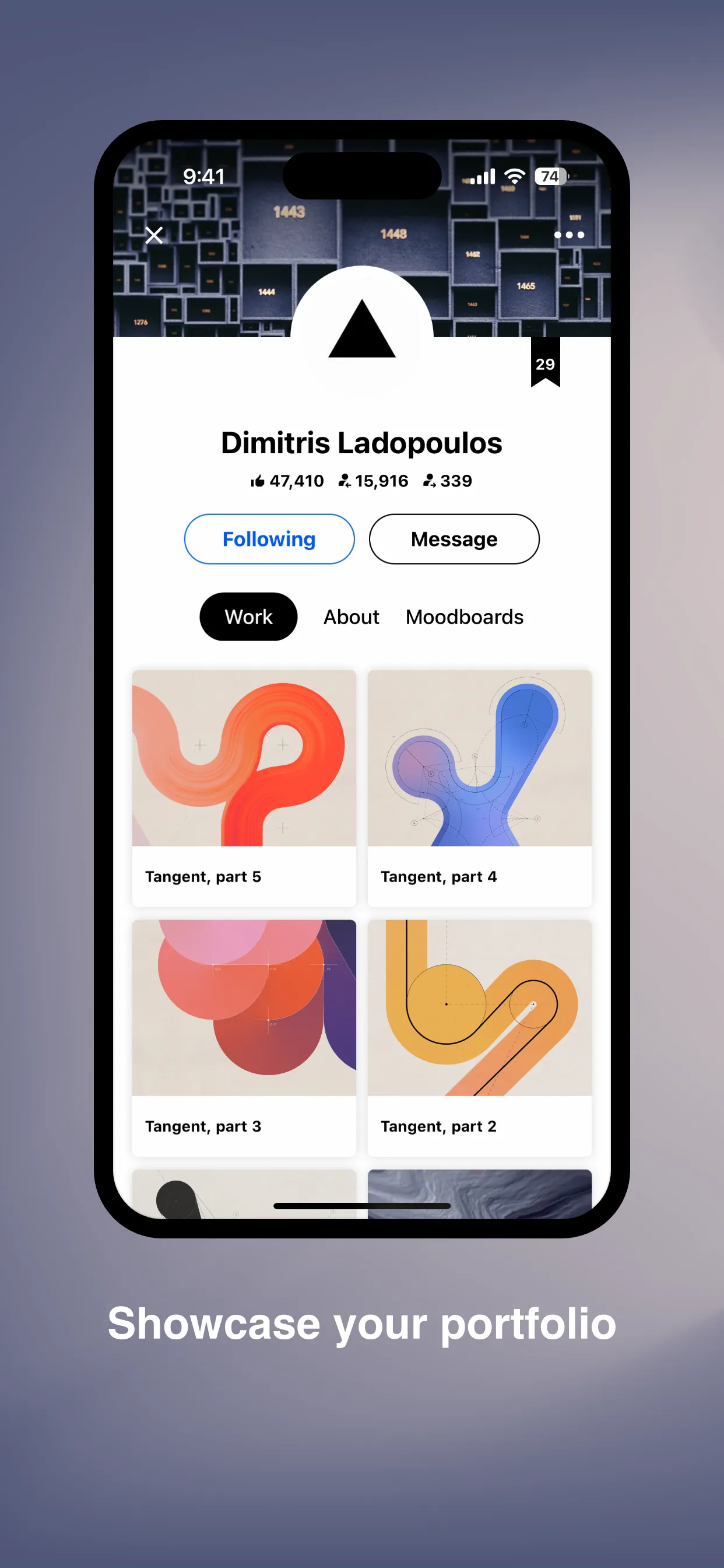 Behance – Creative Portfolios iphone screenshot 5