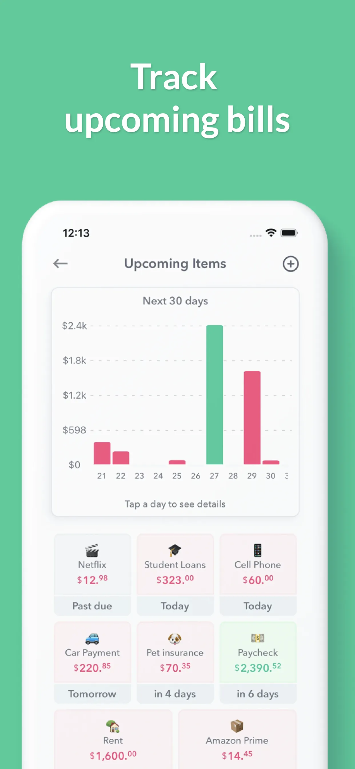 Weekly: Budget Planner App iphone screenshot 3