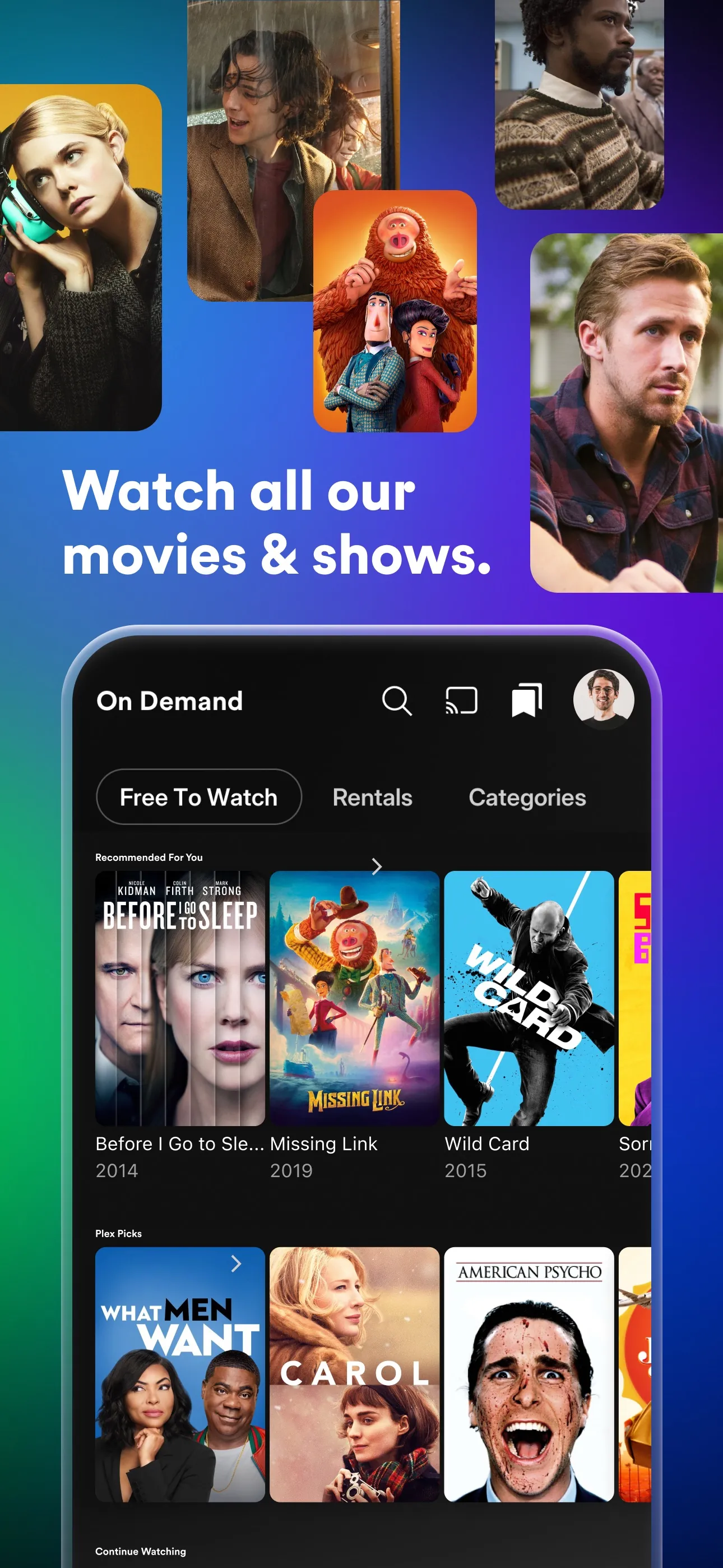 Plex: Watch Live TV and Movies iphone screenshot 9