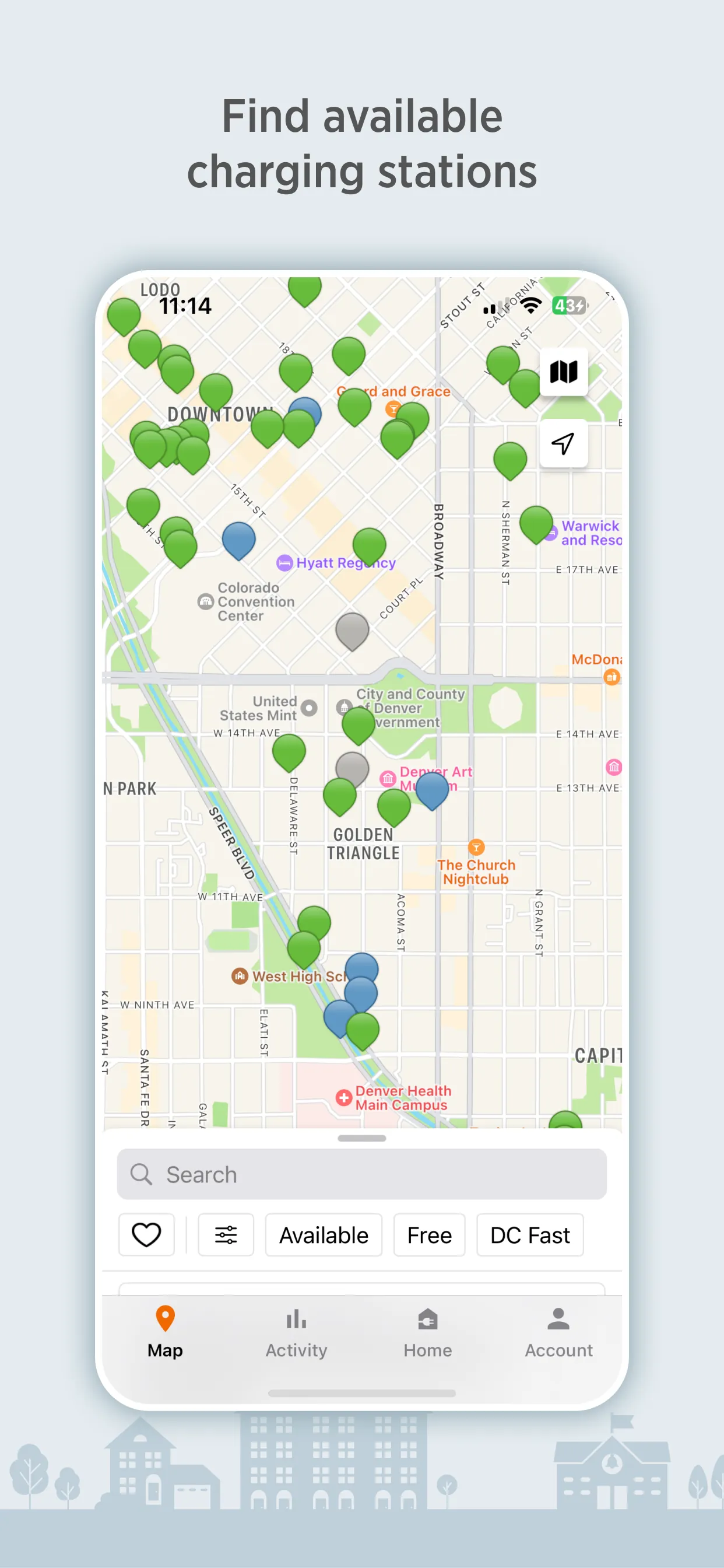 ChargePoint® iphone screenshot 1