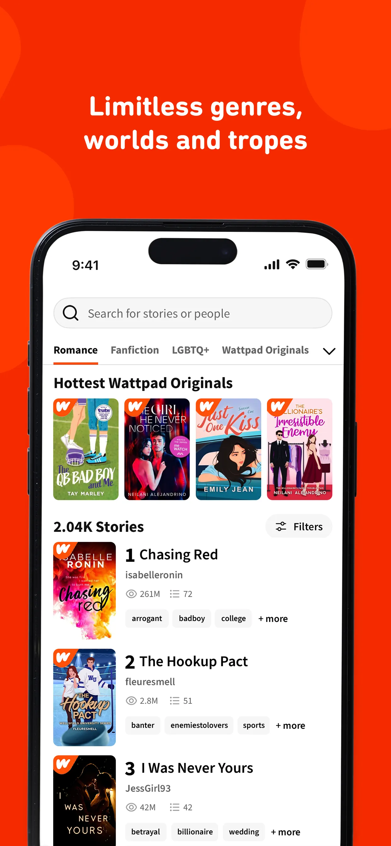Wattpad - Read & Write Stories iphone screenshot 3