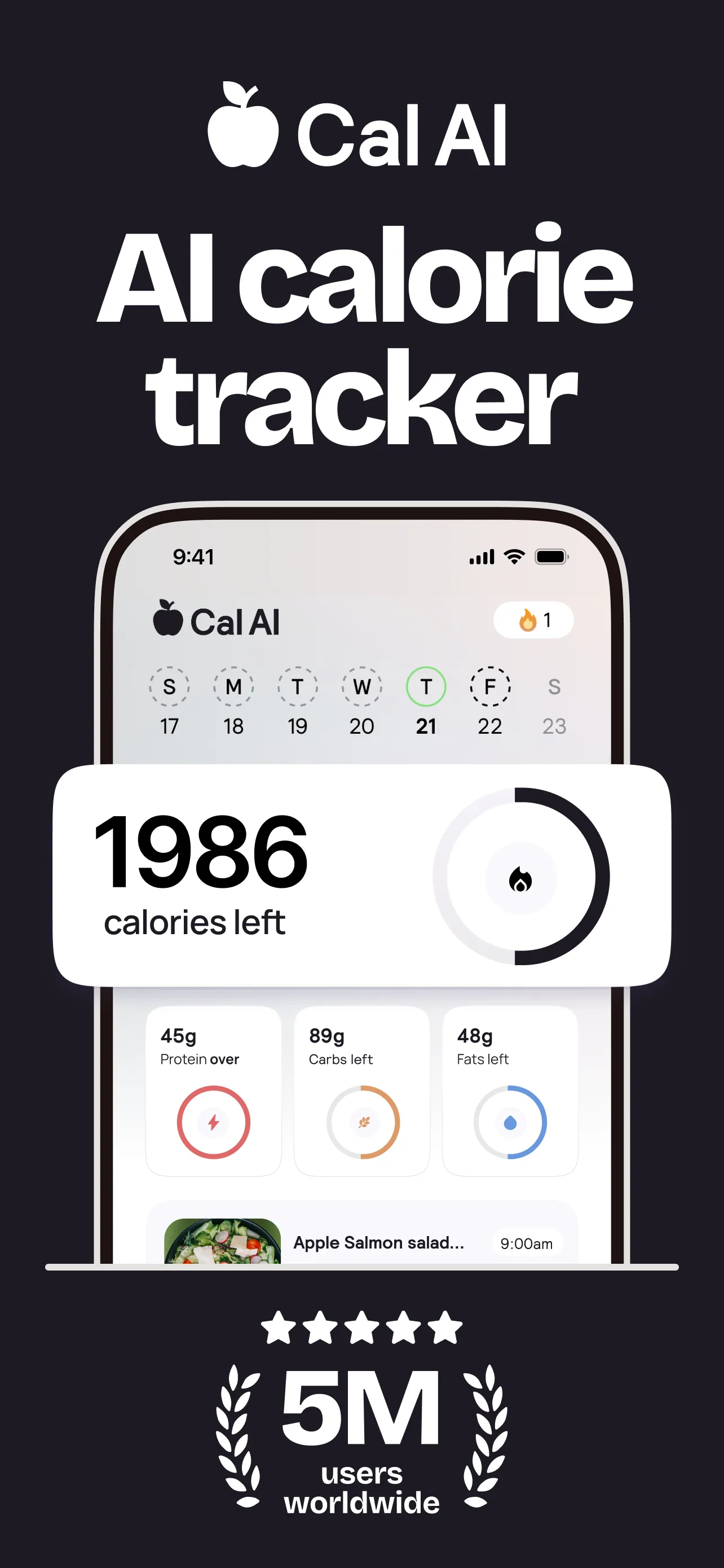 Cal AI - Calorie Tracker iphone screenshot 1
