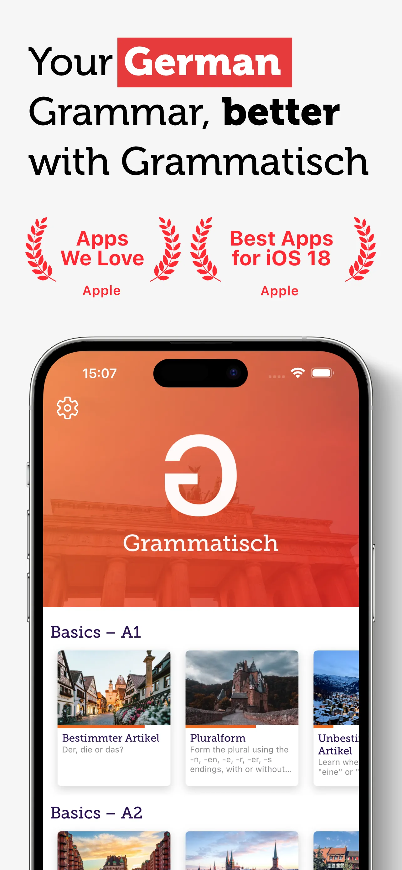 Grammatisch - Learn German iphone screenshot 1