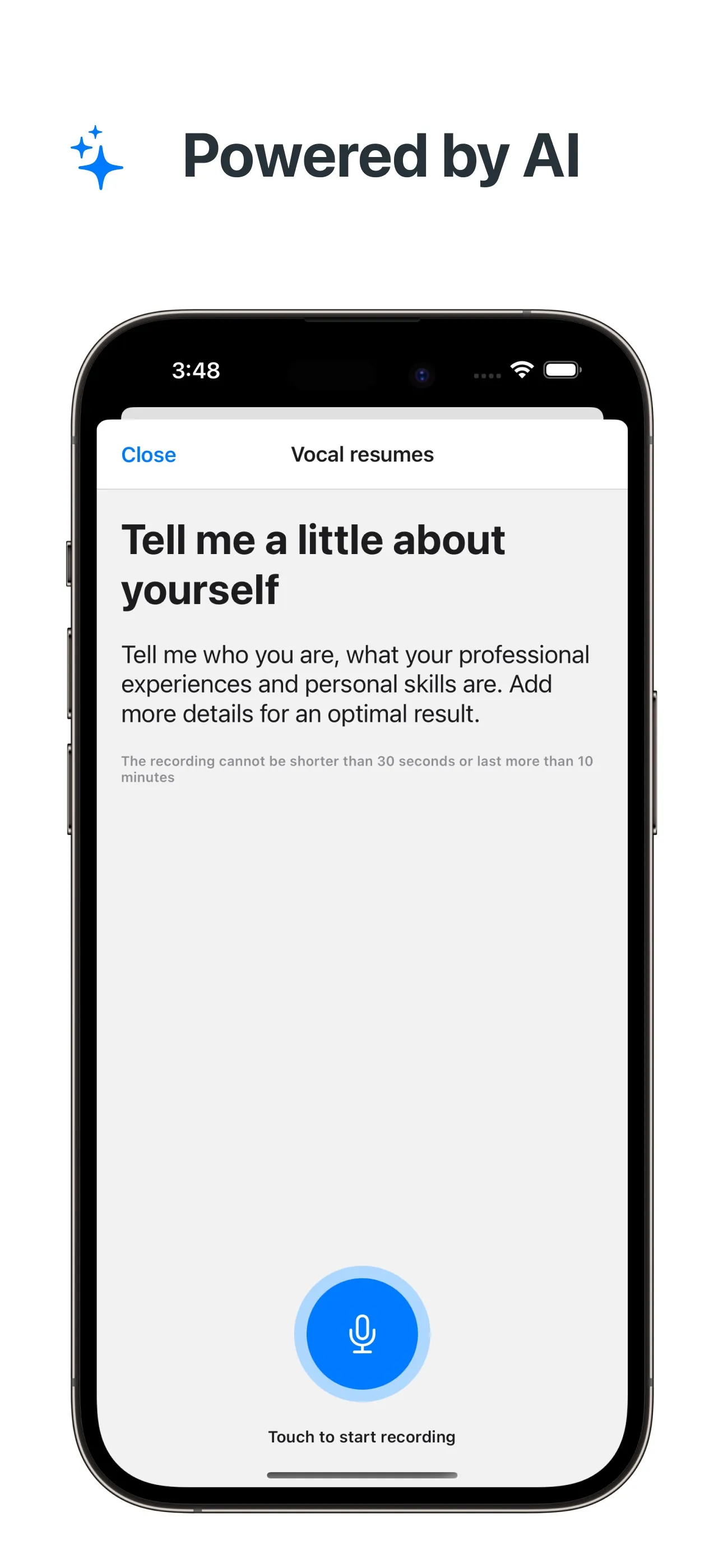 Intelligent CV Maker - CVpop iphone screenshot 5