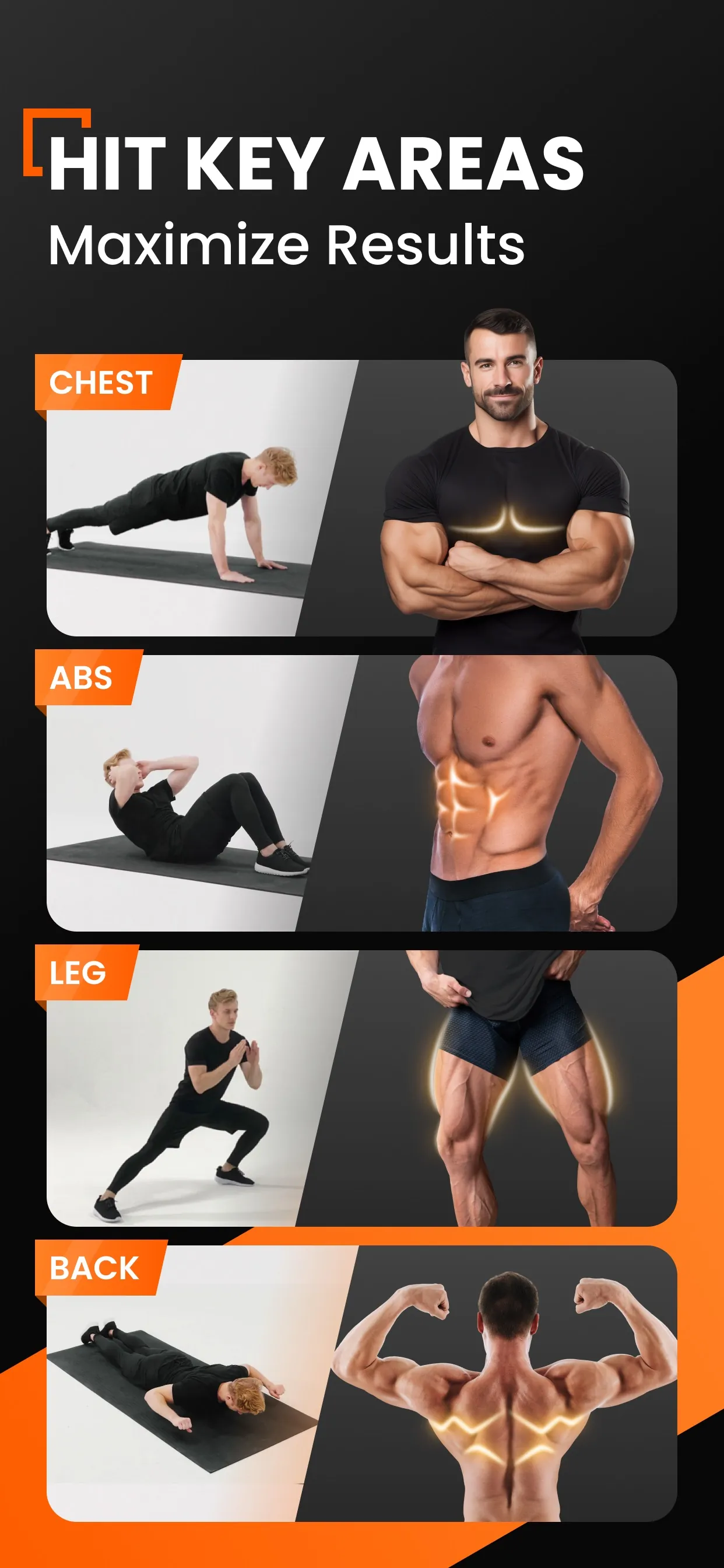 Home Workout for Men iphone screenshot 3