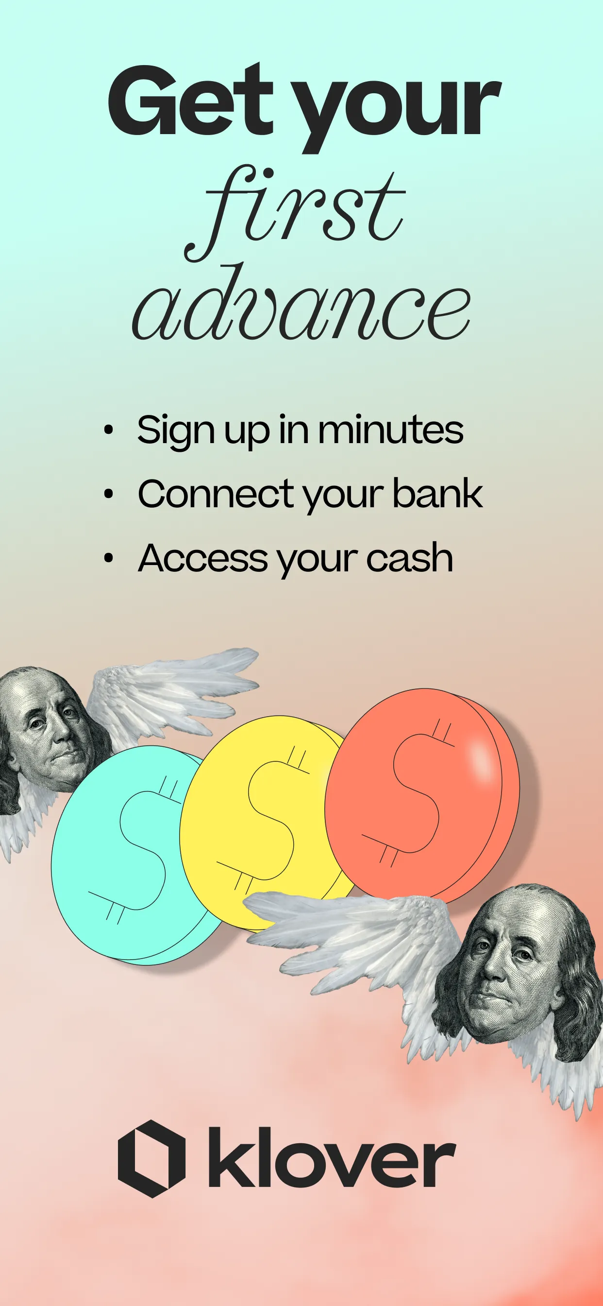 Klover - Instant Cash Advance iphone screenshot 5