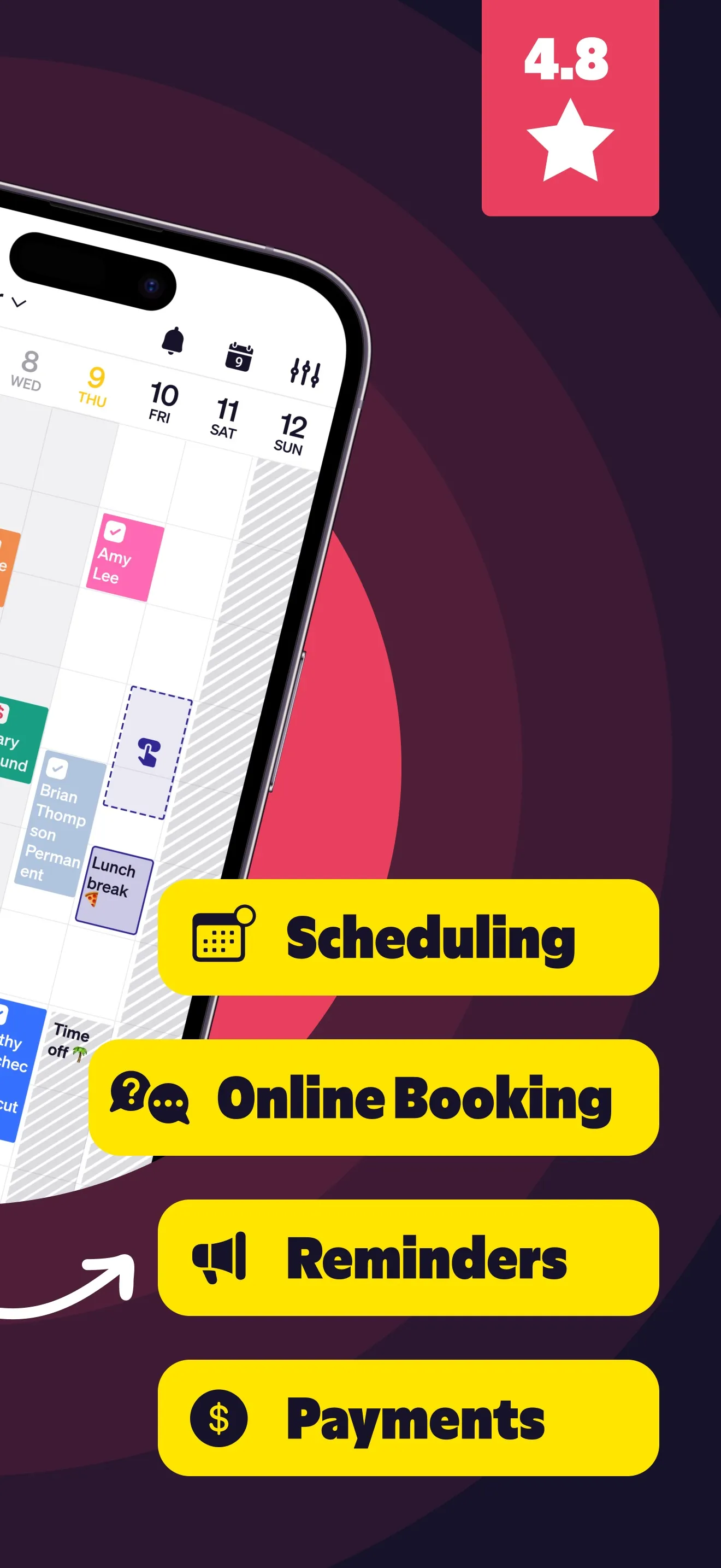 Goldie: Appointment Scheduler iphone screenshot 2
