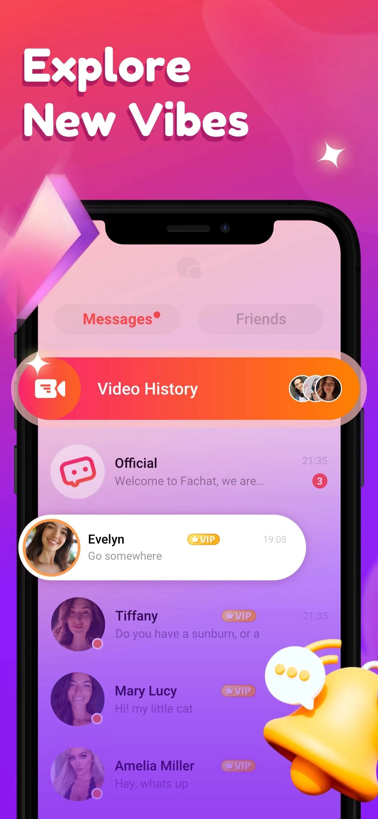 Fachat: Online Video Chat iphone screenshot 3