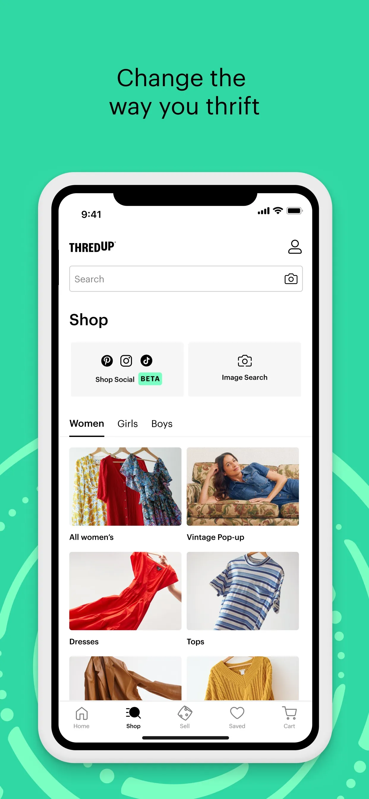 ThredUp: Online Thrift Store iphone screenshot 2