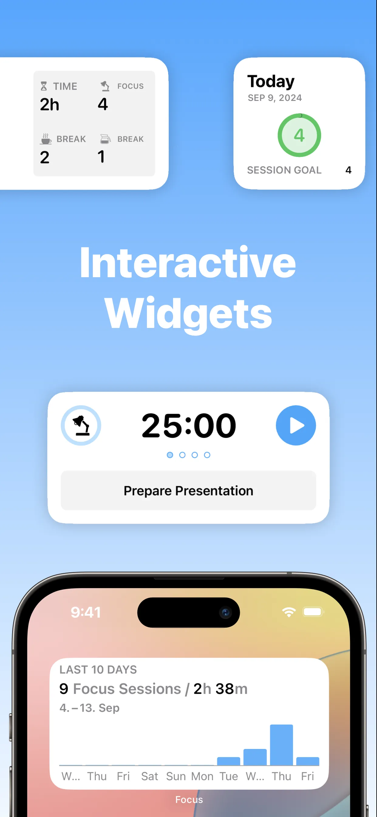Focus - Timer for Productivity iphone screenshot 6