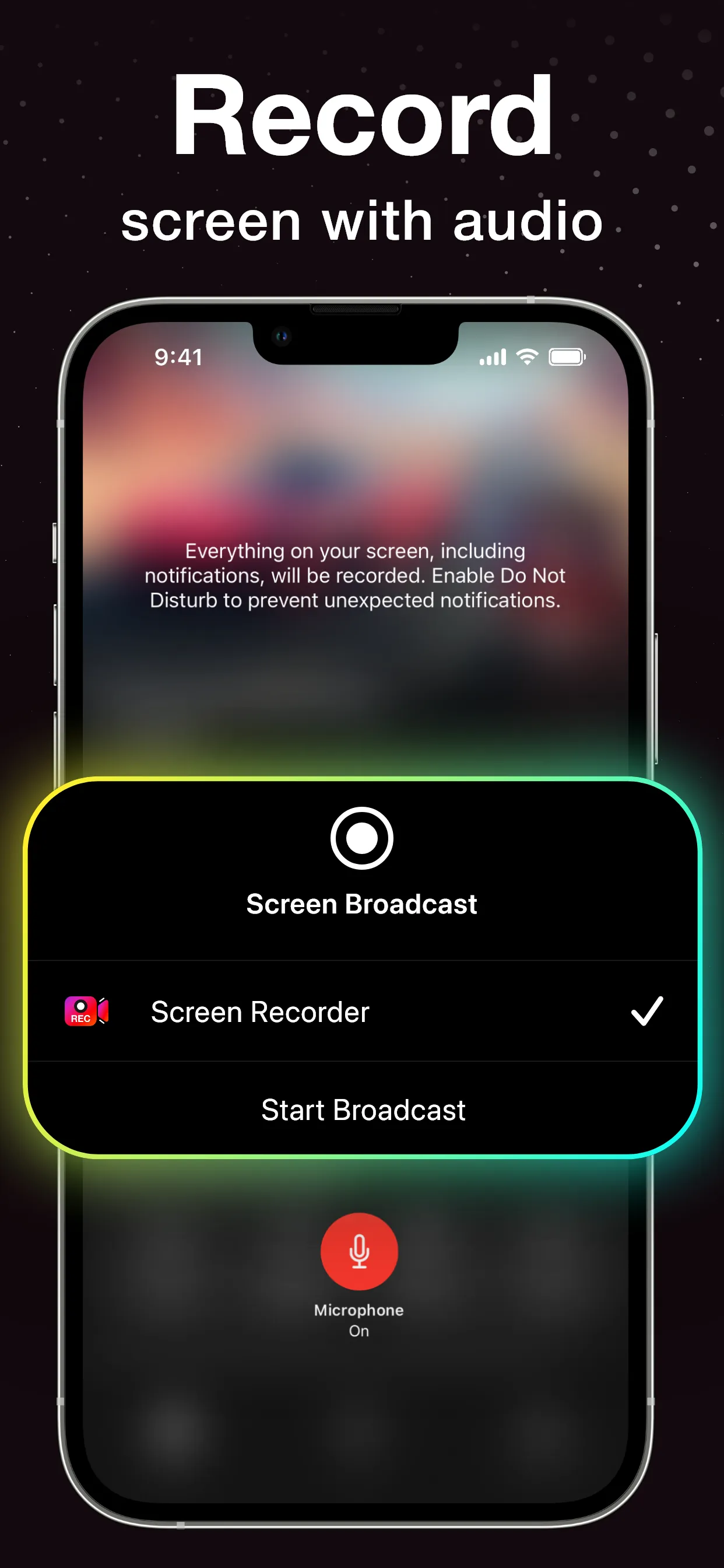 Screen Recorder - Record Video iphone screenshot 2