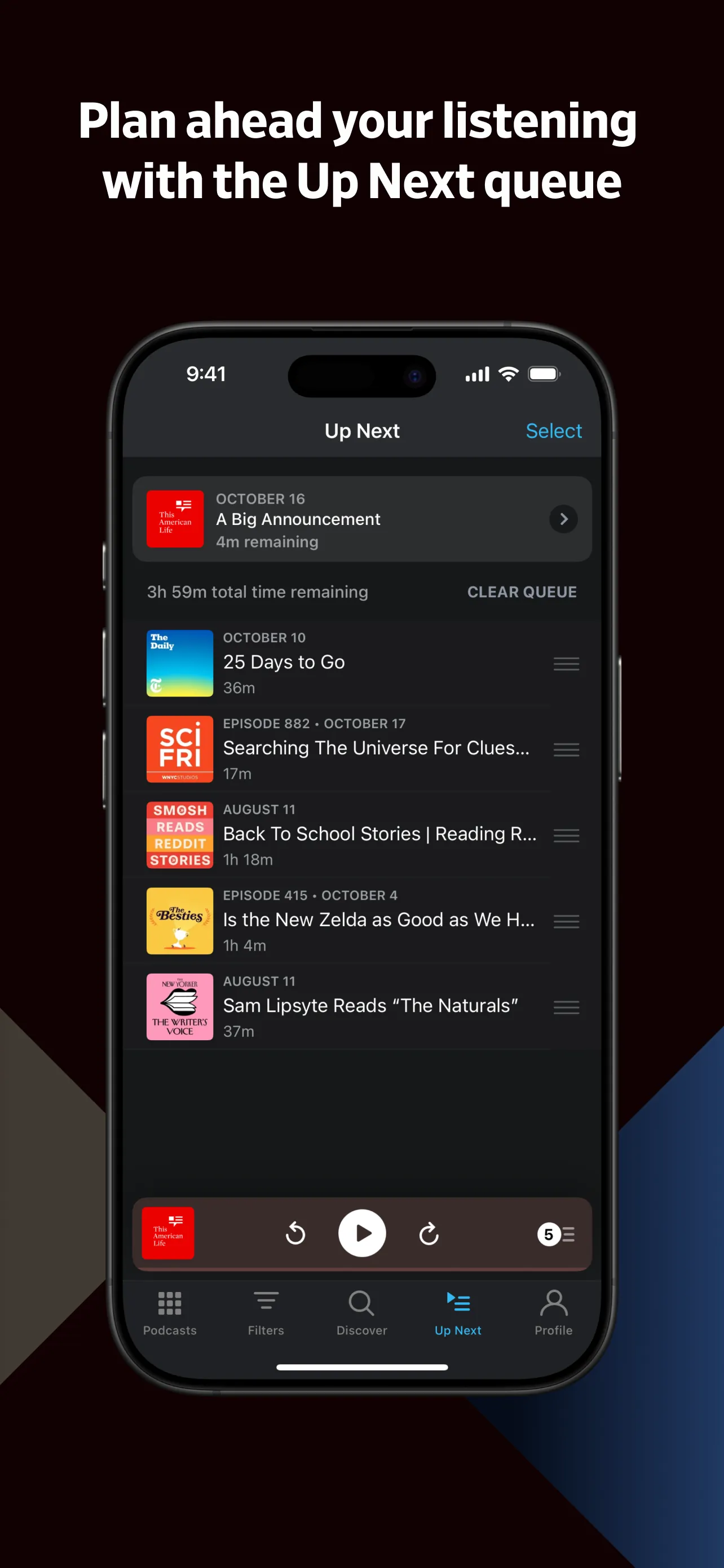 Pocket Casts: Podcast Player iphone screenshot 4