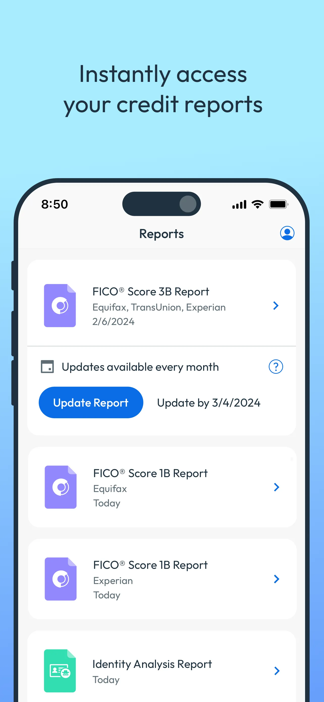 myFICO - FICO Score Monitoring iphone screenshot 5