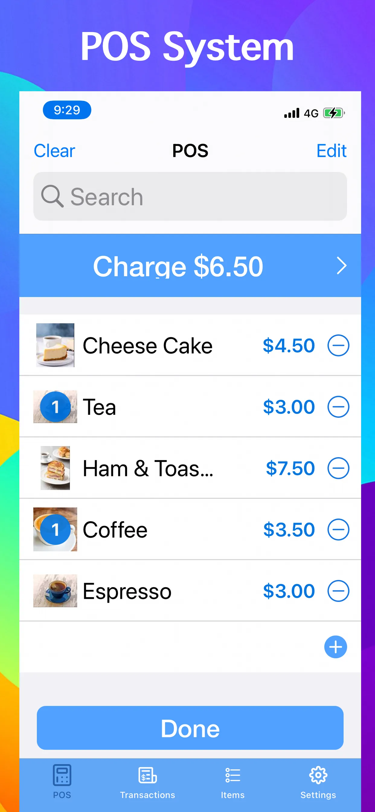 POS app, Point of Sale System iphone screenshot 2