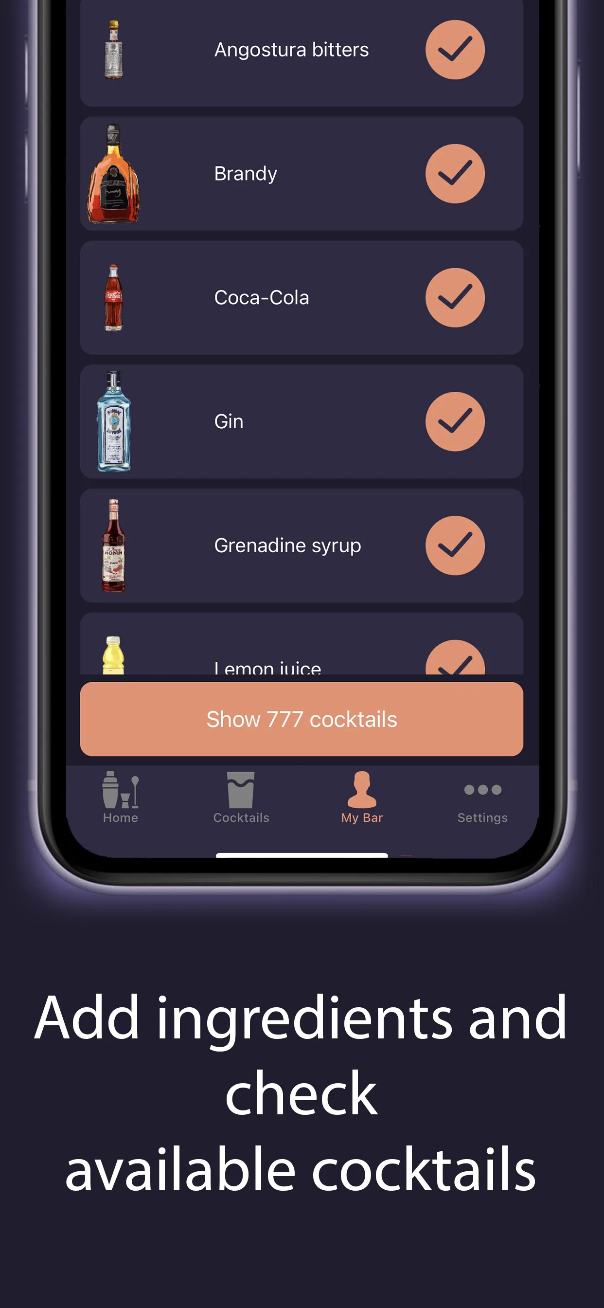 Cocktail Art - Bartender App iphone screenshot 3