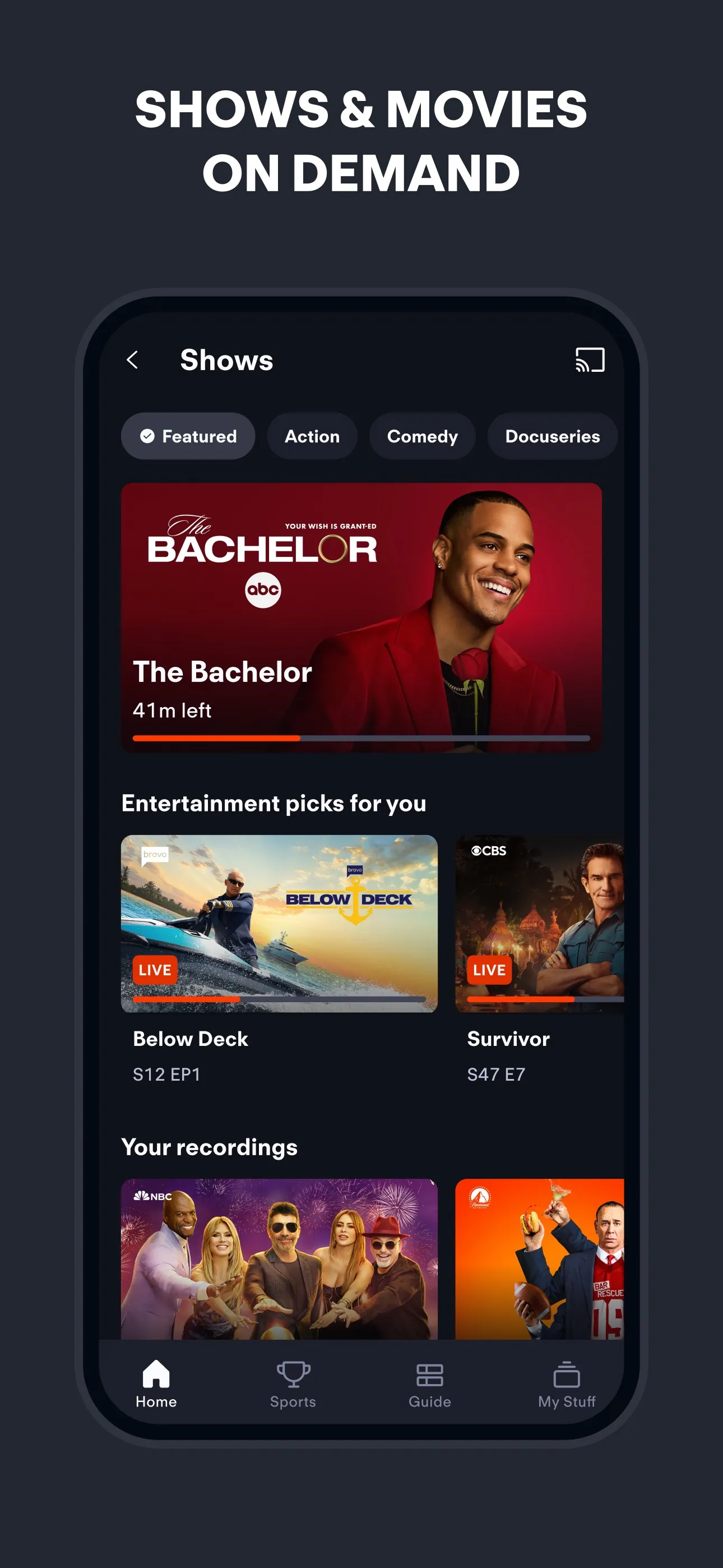Fubo: Watch Live TV & Sports iphone screenshot 5