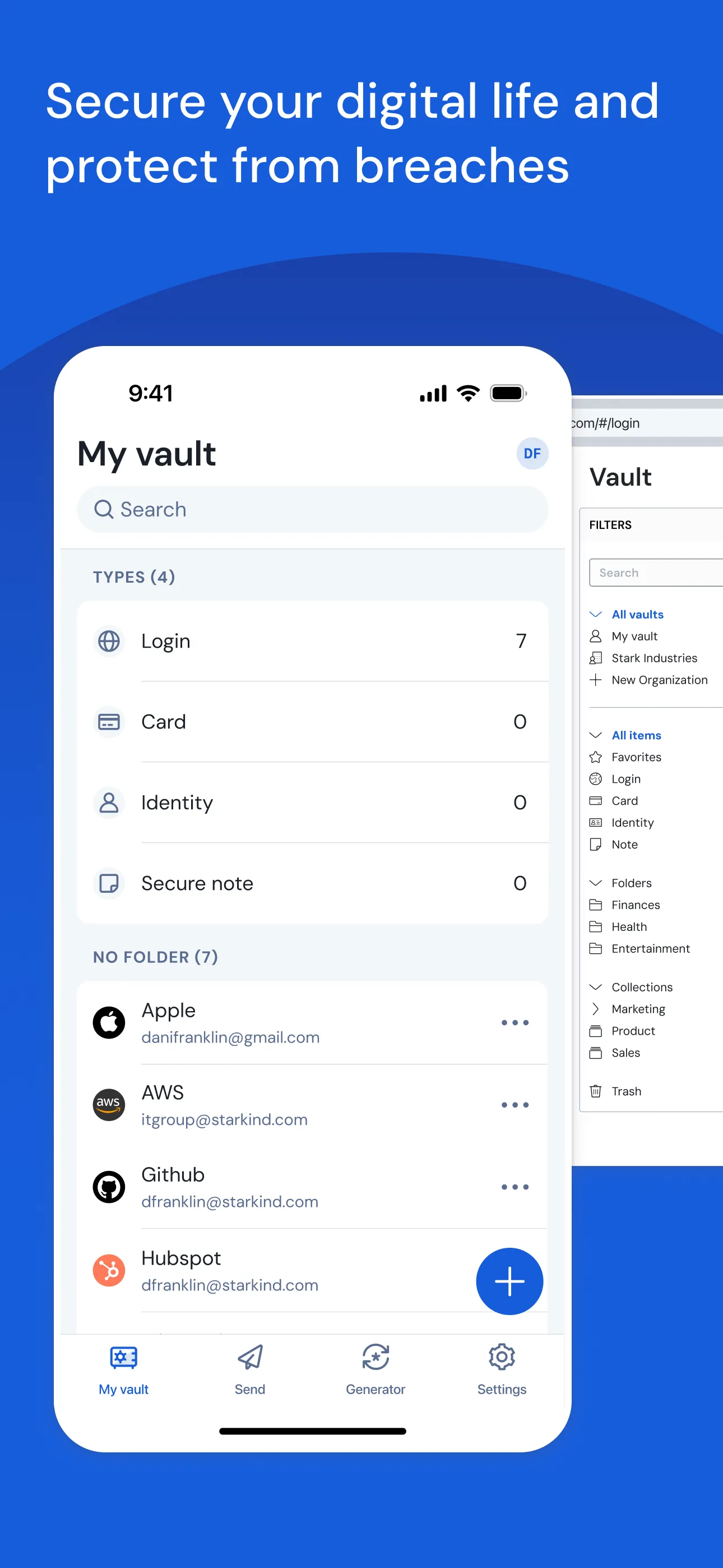 Bitwarden Password Manager iphone screenshot 5