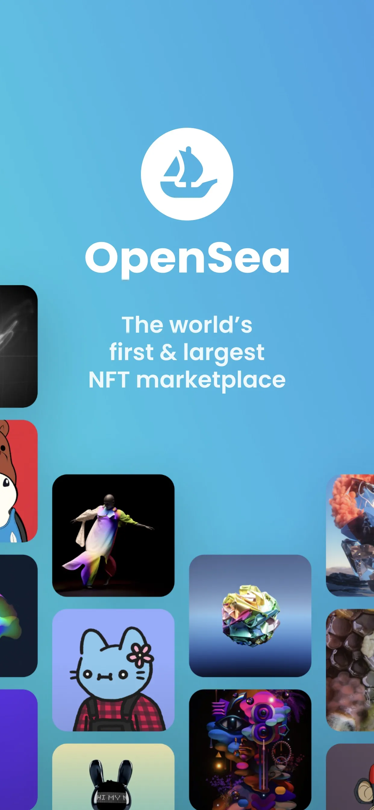 OpenSea: NFT marketplace iphone screenshot 1