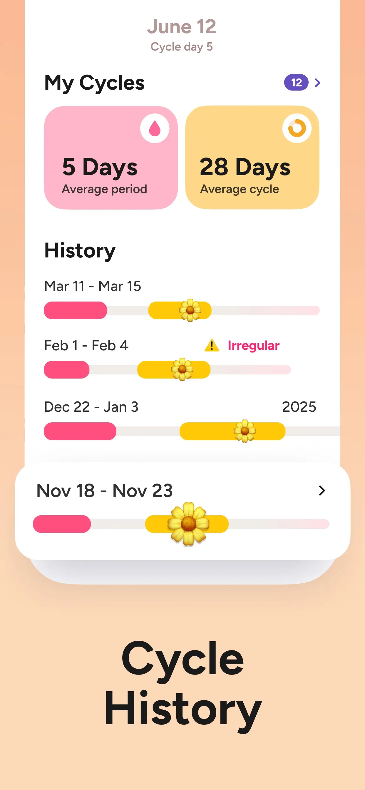 Period Tracker Period Calendar iphone screenshot 7