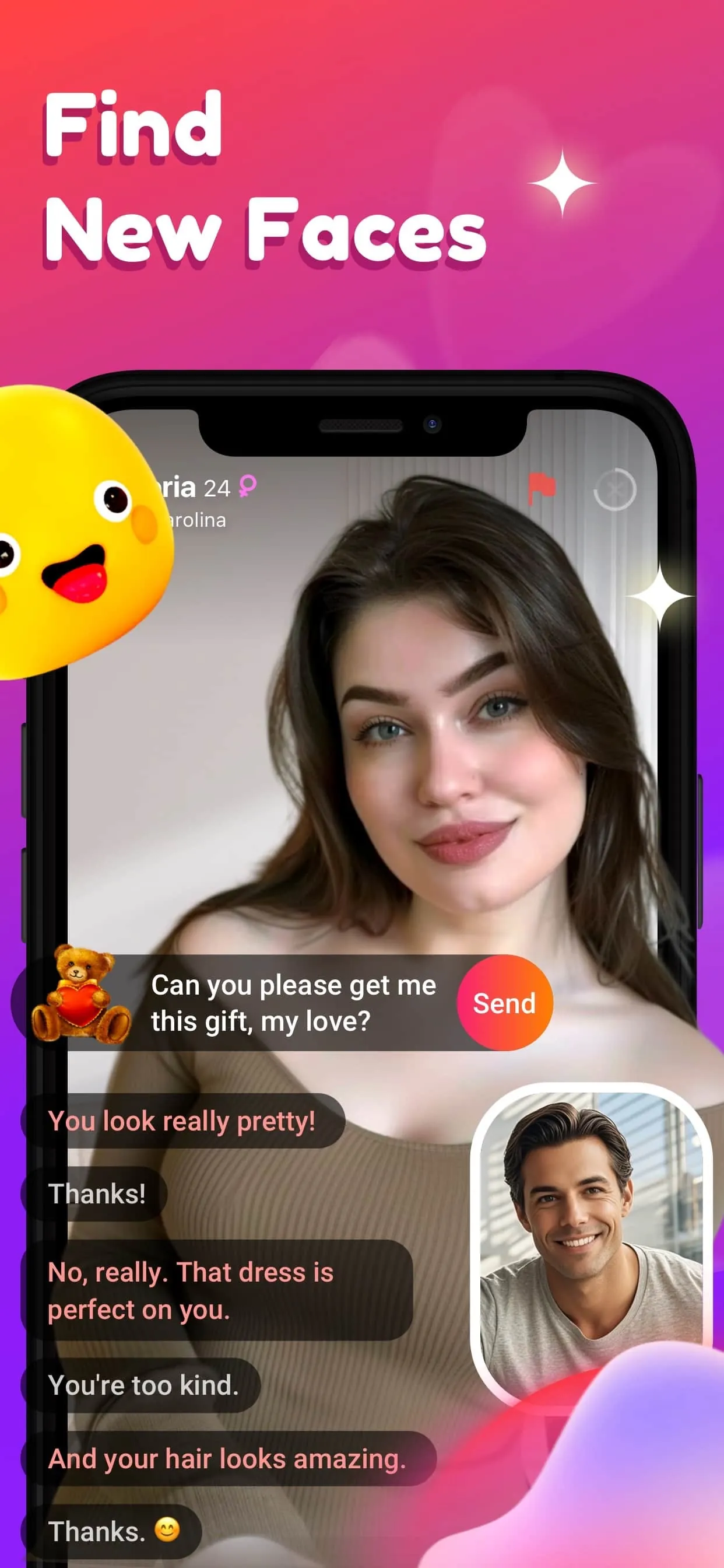 Fachat: Online Video Chat iphone screenshot 5