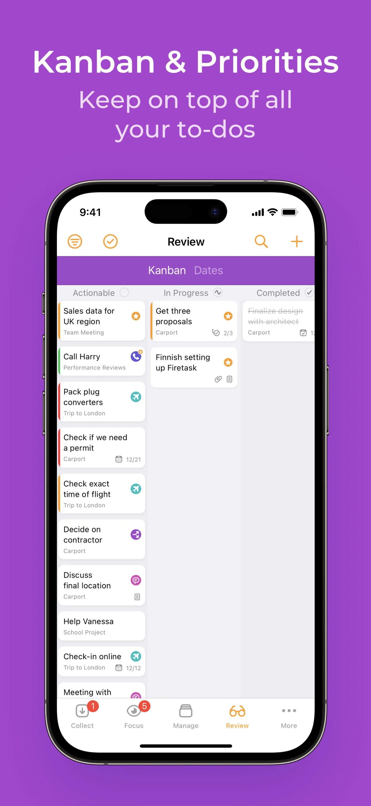 Firetask - Task List & Planner iphone screenshot 3
