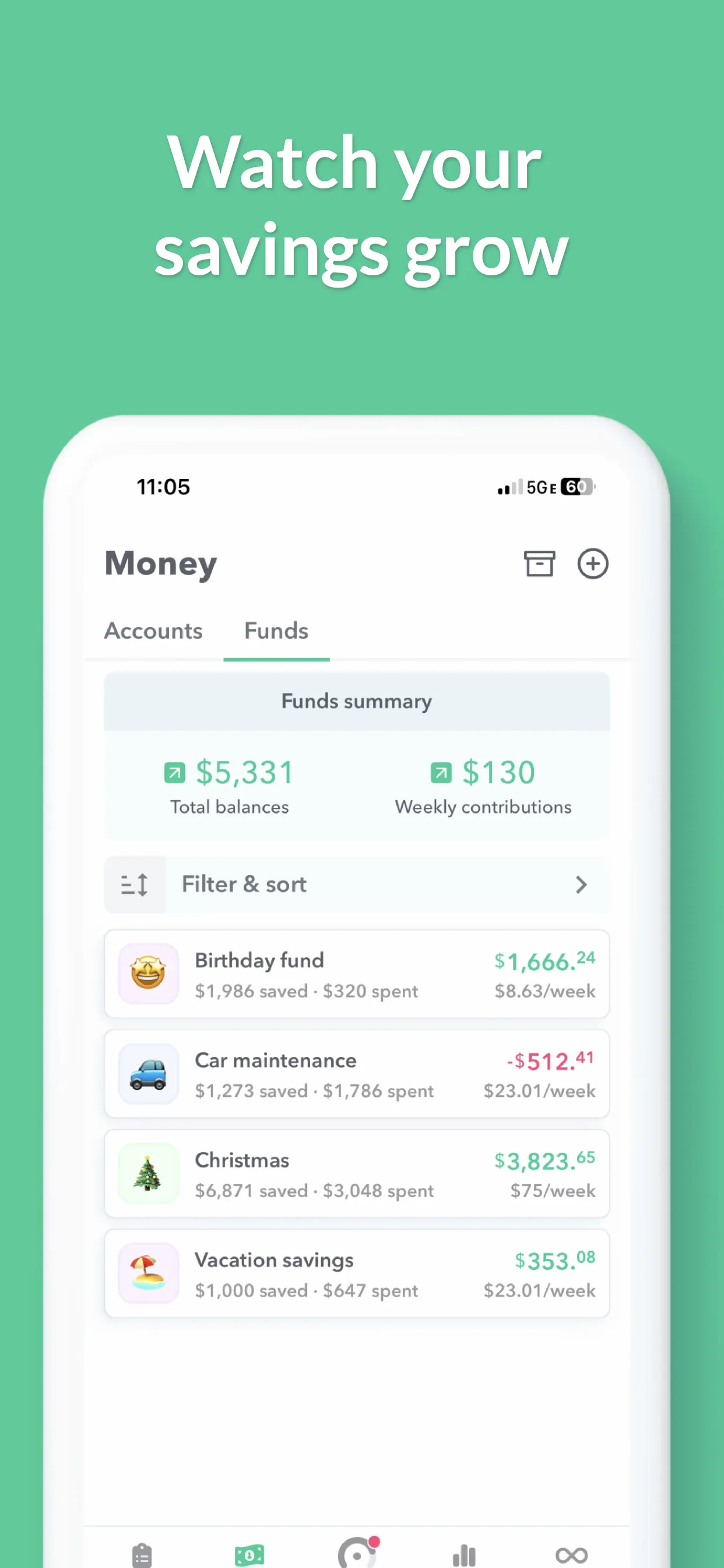 Weekly: Budget Planner App iphone screenshot 8