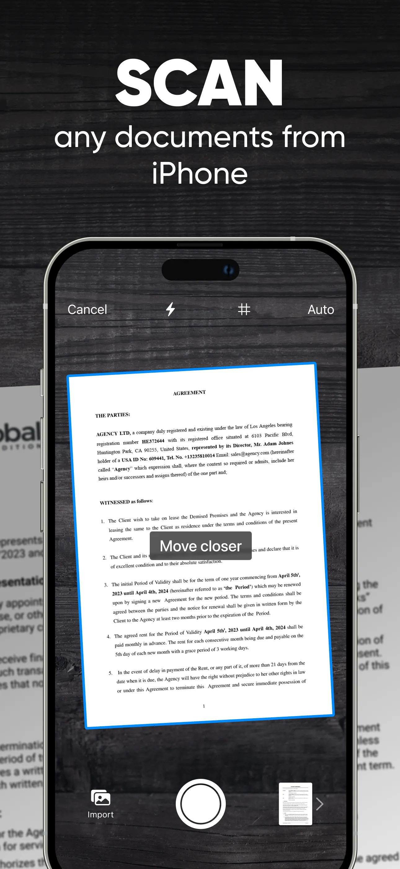 Scanner App. JPG, Photo to PDF iphone screenshot 1