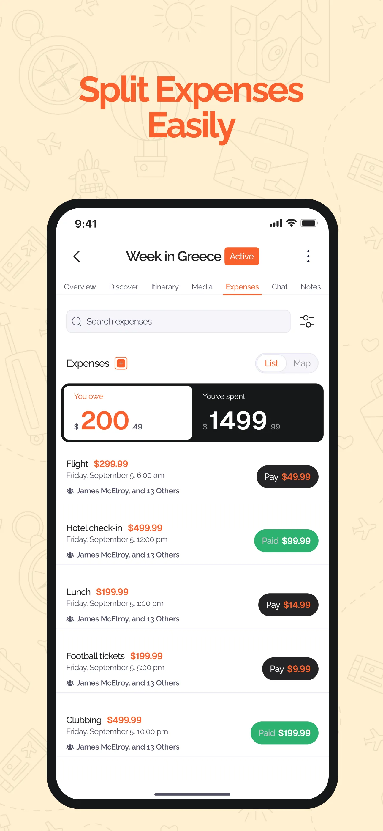 Frienzy: Group Travel Planner iphone screenshot 8