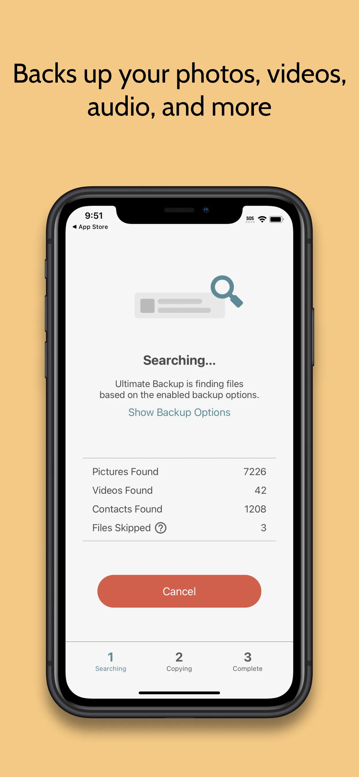 Ultimate Backup App iphone screenshot 3