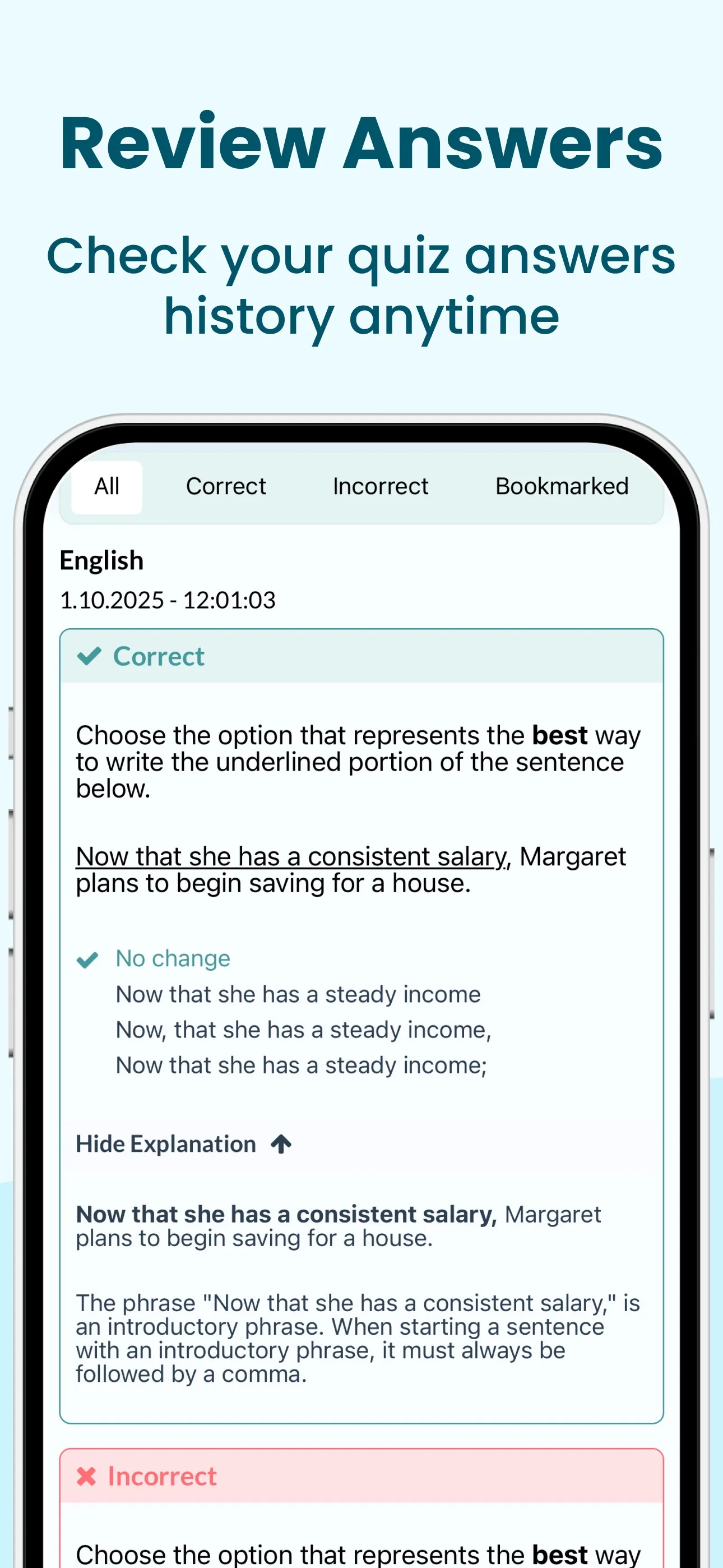 ACT Exam Prep 2025 iphone screenshot 3