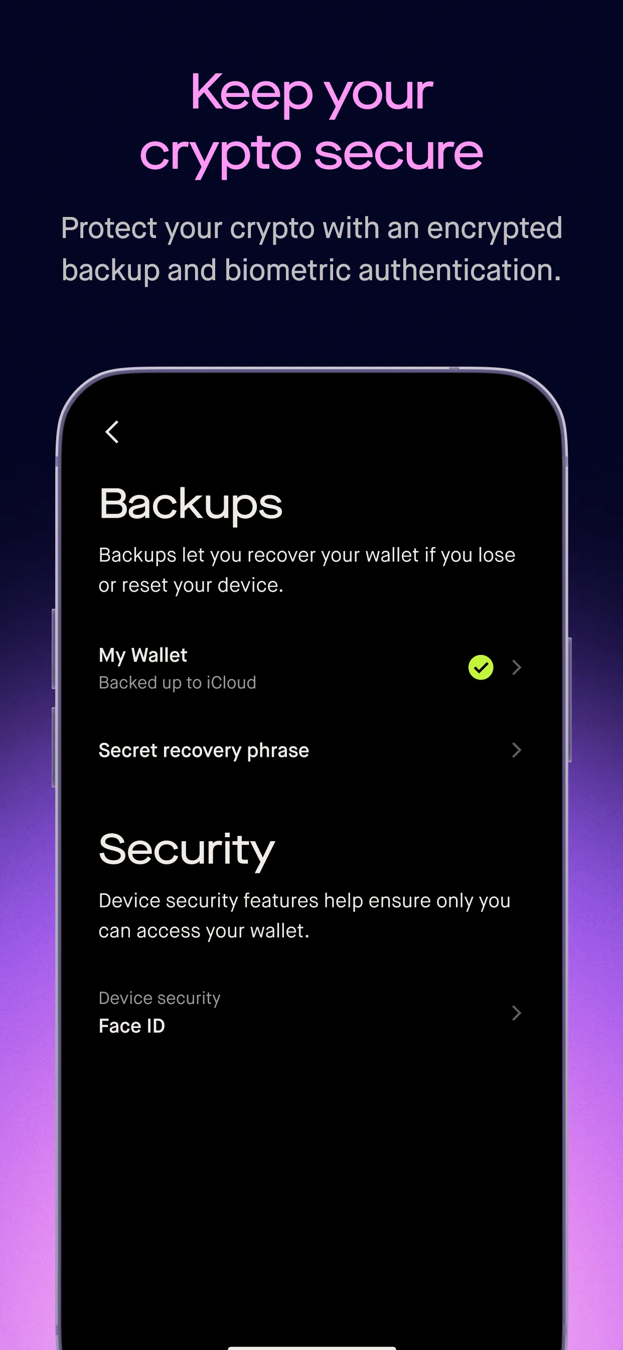 Robinhood Wallet: Swap Crypto iphone screenshot 4